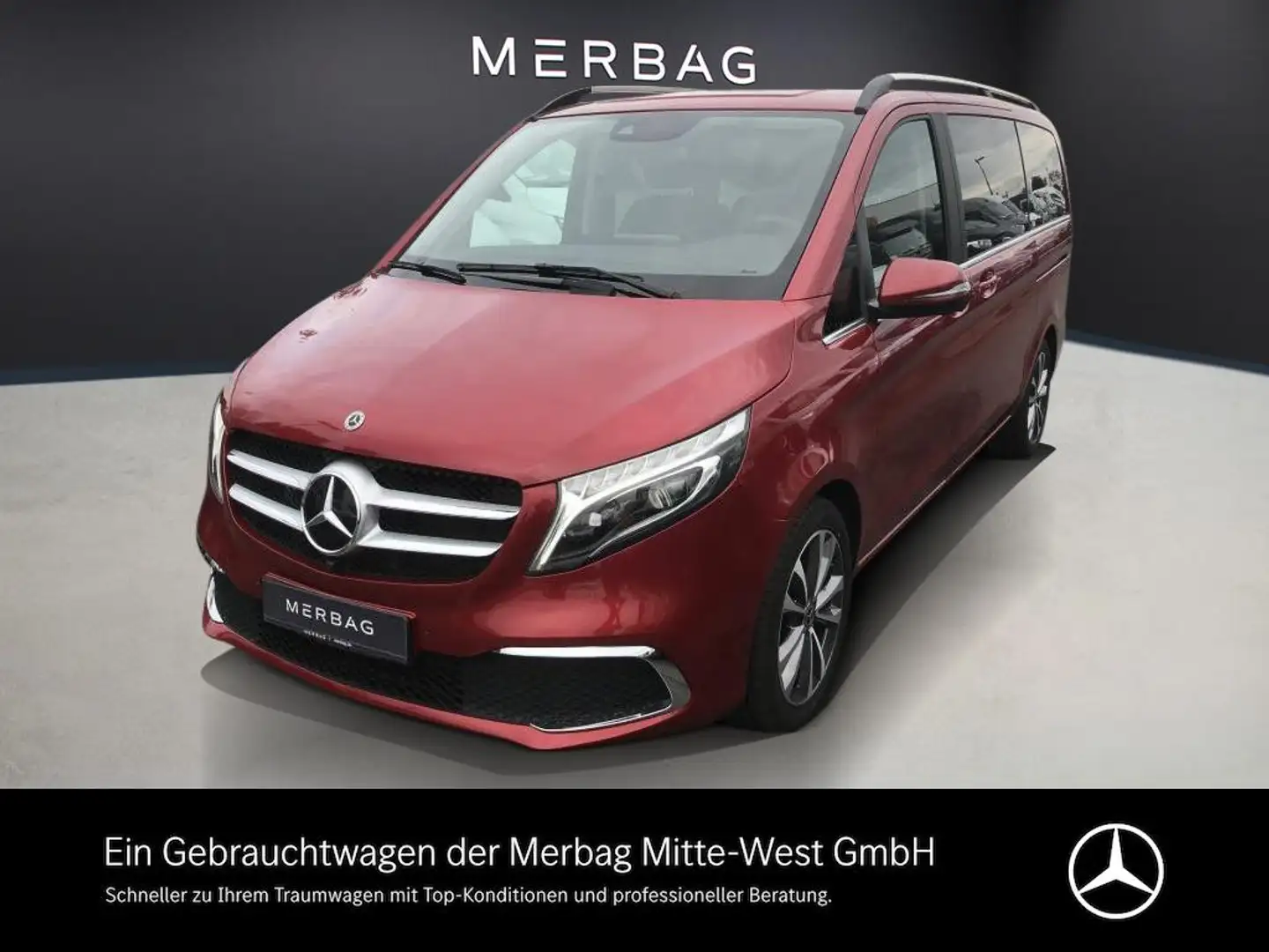 Mercedes-Benz V 250 d AVANTGARDE EDITION Lang ACC LED Navi SHZ Rouge - 1