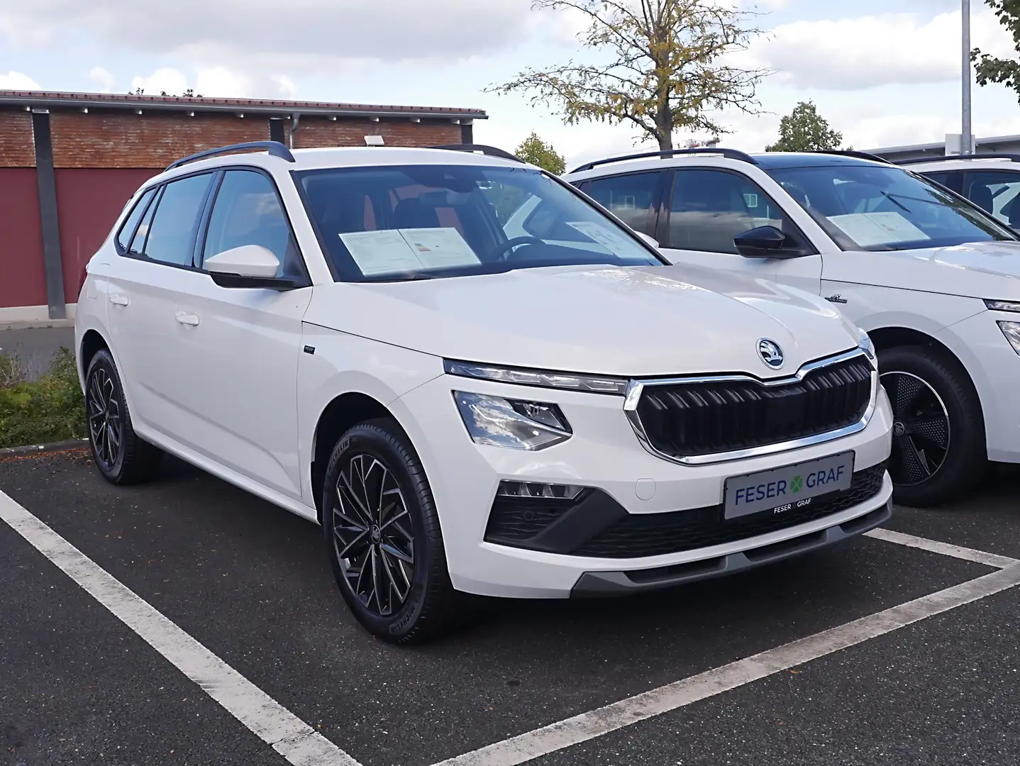 Skoda Kamiq Selection 1,0l TSI *RFK SHZ TEMP MATRIX* Blanc - 2