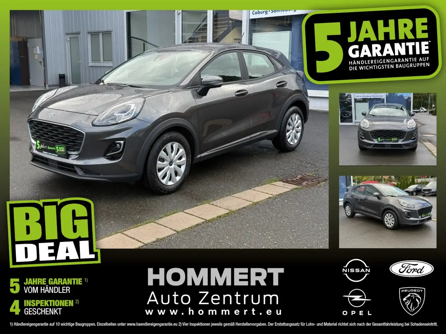 Ford Puma 1.0 EcoBoost Cool & Connect ACC+LED+SHZ+LM Gris - 1