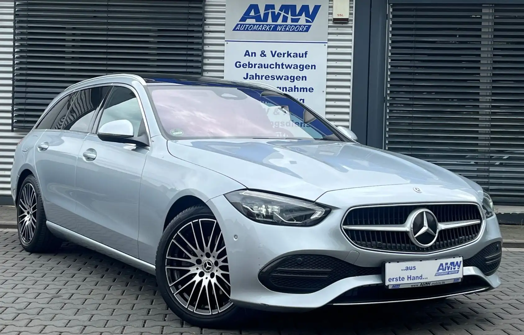 Mercedes-Benz C 220 d Avantgarde*LED*AHK*PANORAMA*BURMESTER*1H Plateado - 1