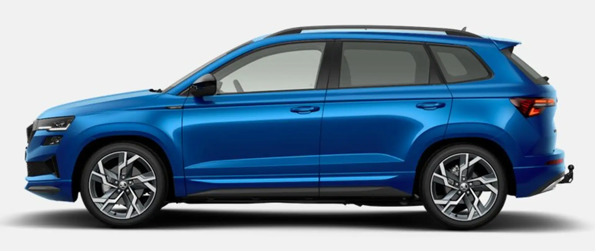 Skoda Karoq 1.5 TSI Automatik Sportline Leder Panorama AHK 19" Blauw - 1