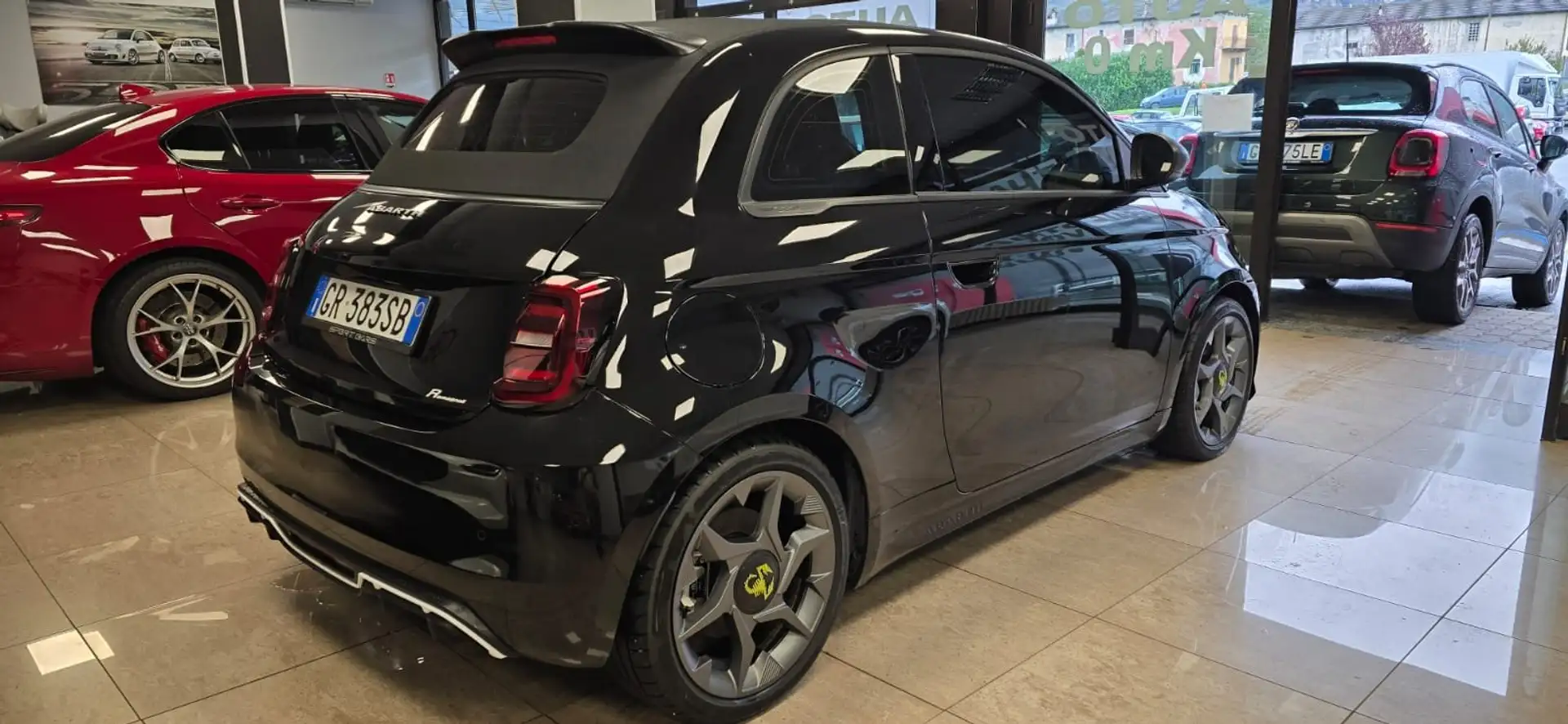 Abarth 500e Cabrio 500eC -NO VINCOLI FINANZIAMENTO-EX JUVENTUS Nero - 2