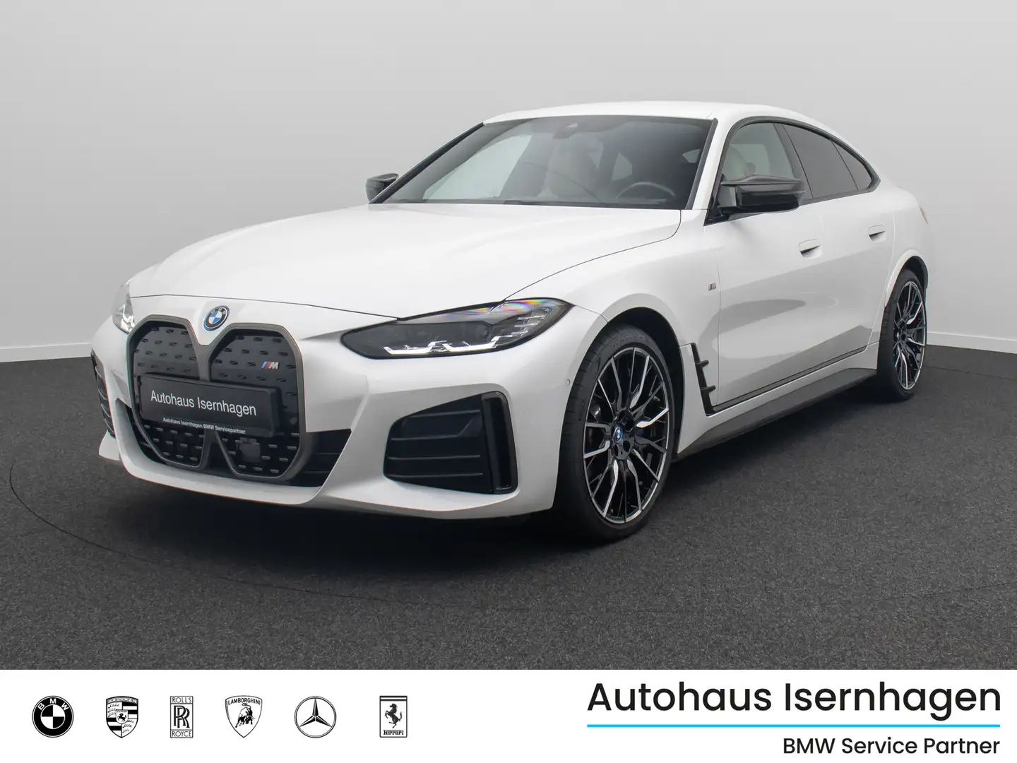 BMW i4 M50 Kamera DAB AHK DriveAss Memory H K 20Zoll Weiß - 1