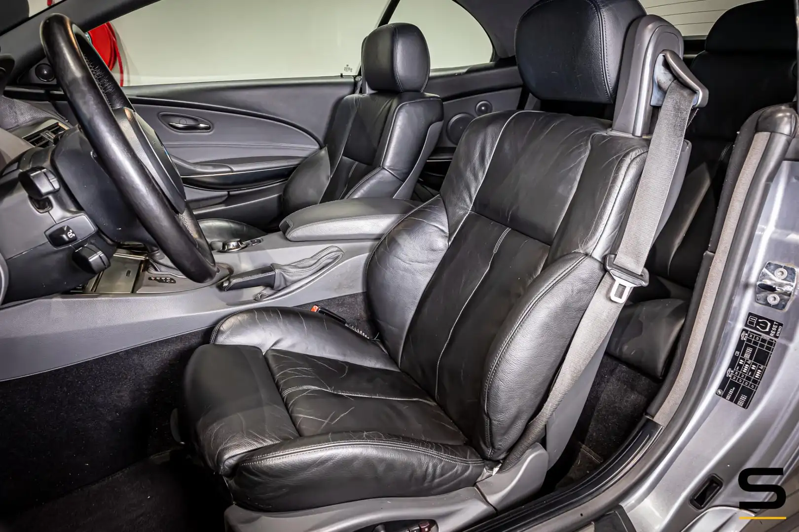 BMW 645 6-serie Cabrio 645Ci S|Memory|Leder|Psensor|Garant Grijs - 2