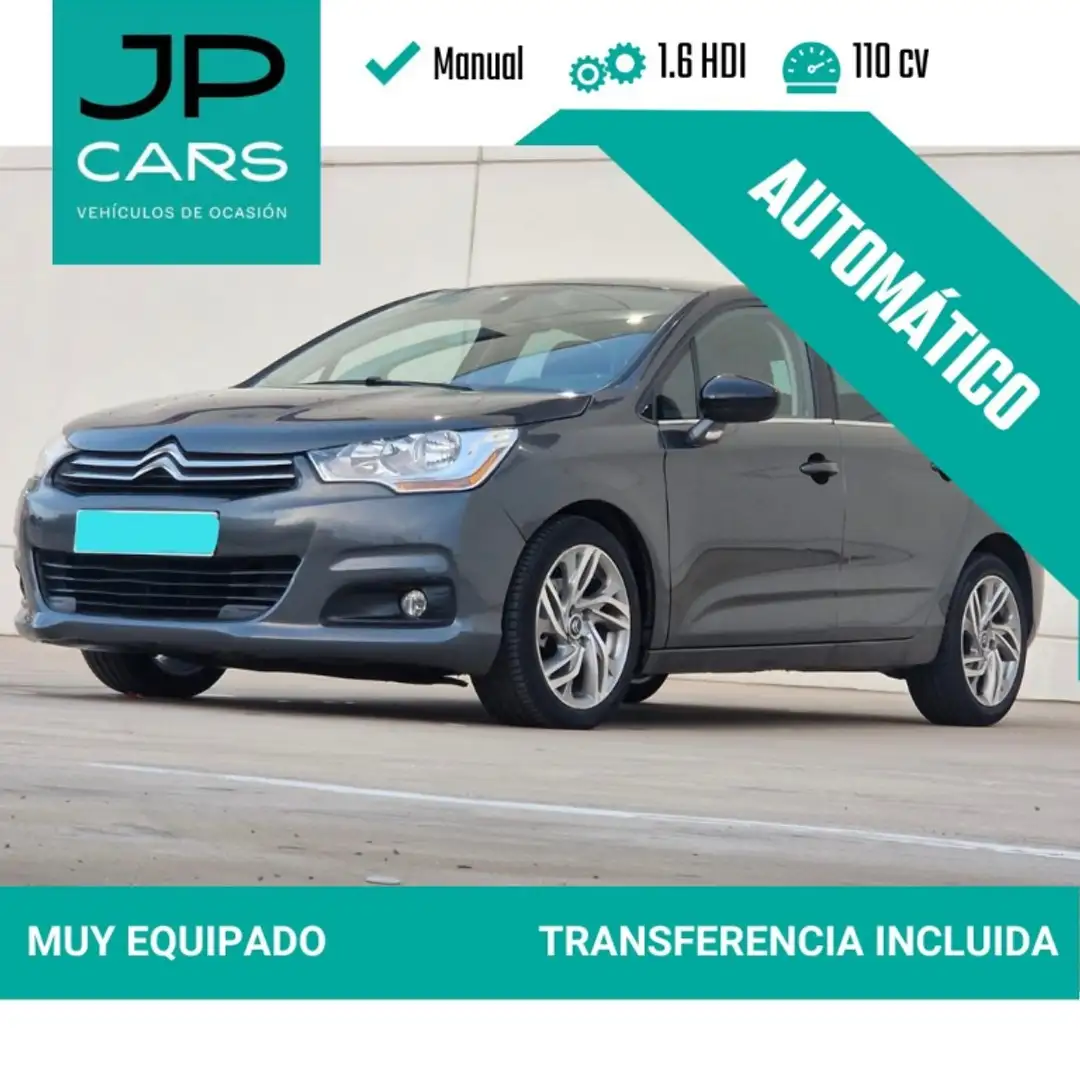 Citroen C4 1.6e-HDi Exclusive CMP 110 Gris - 1