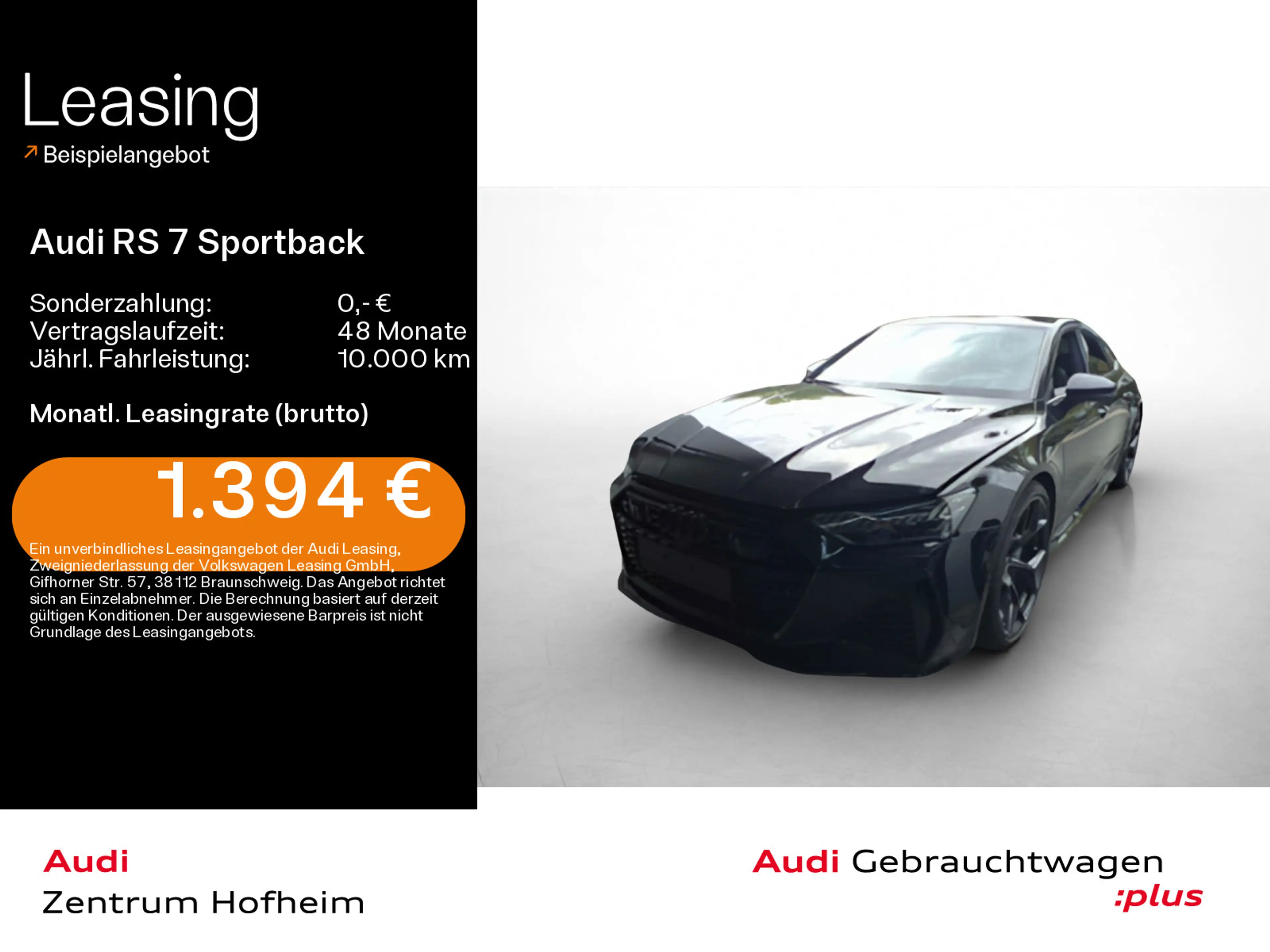Audi RS7 performance*305 km/h*Keramik*HUD*