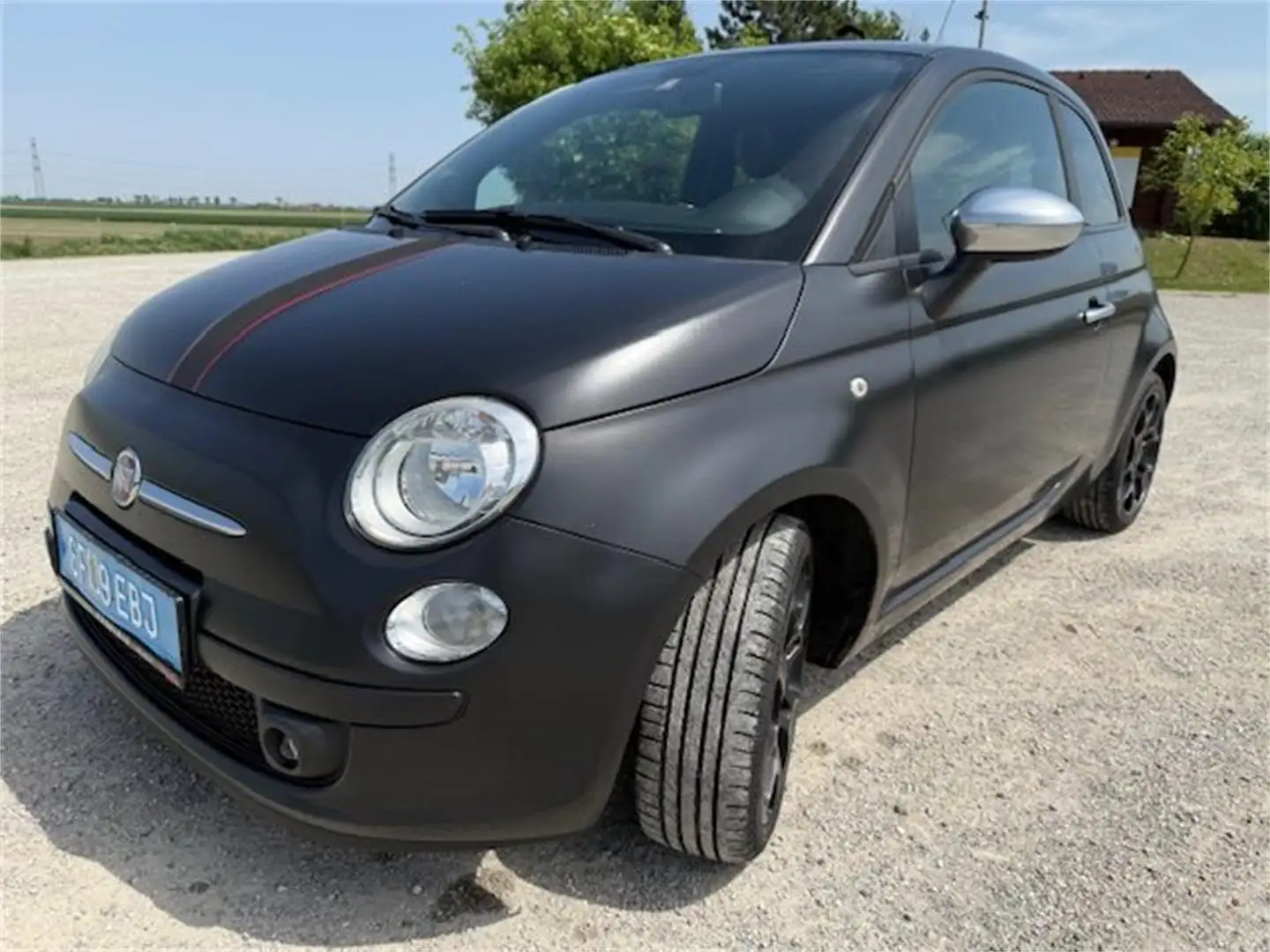 Fiat 500 1,2 Matt Black Nero - 1