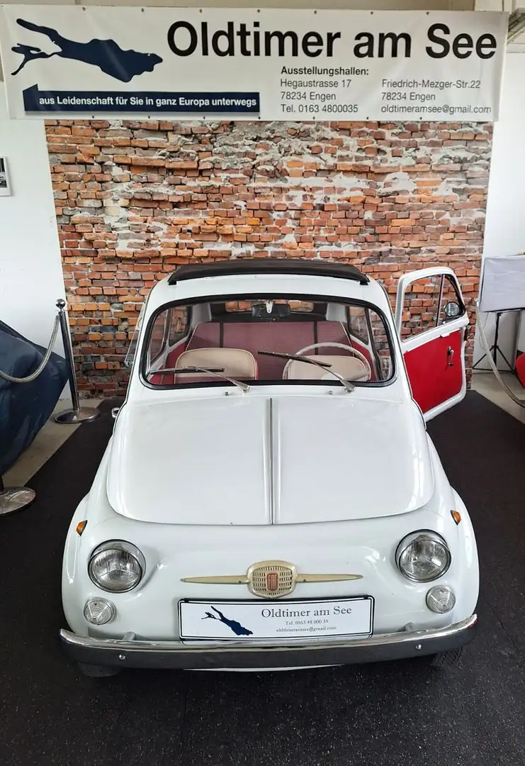 Fiat 500 D Cabriolet White - 1