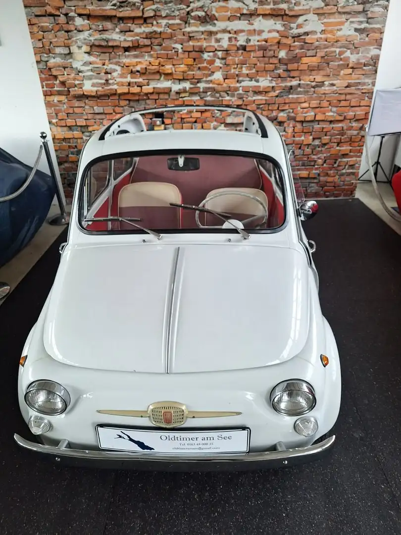 Fiat 500 D Cabriolet Blanc - 2