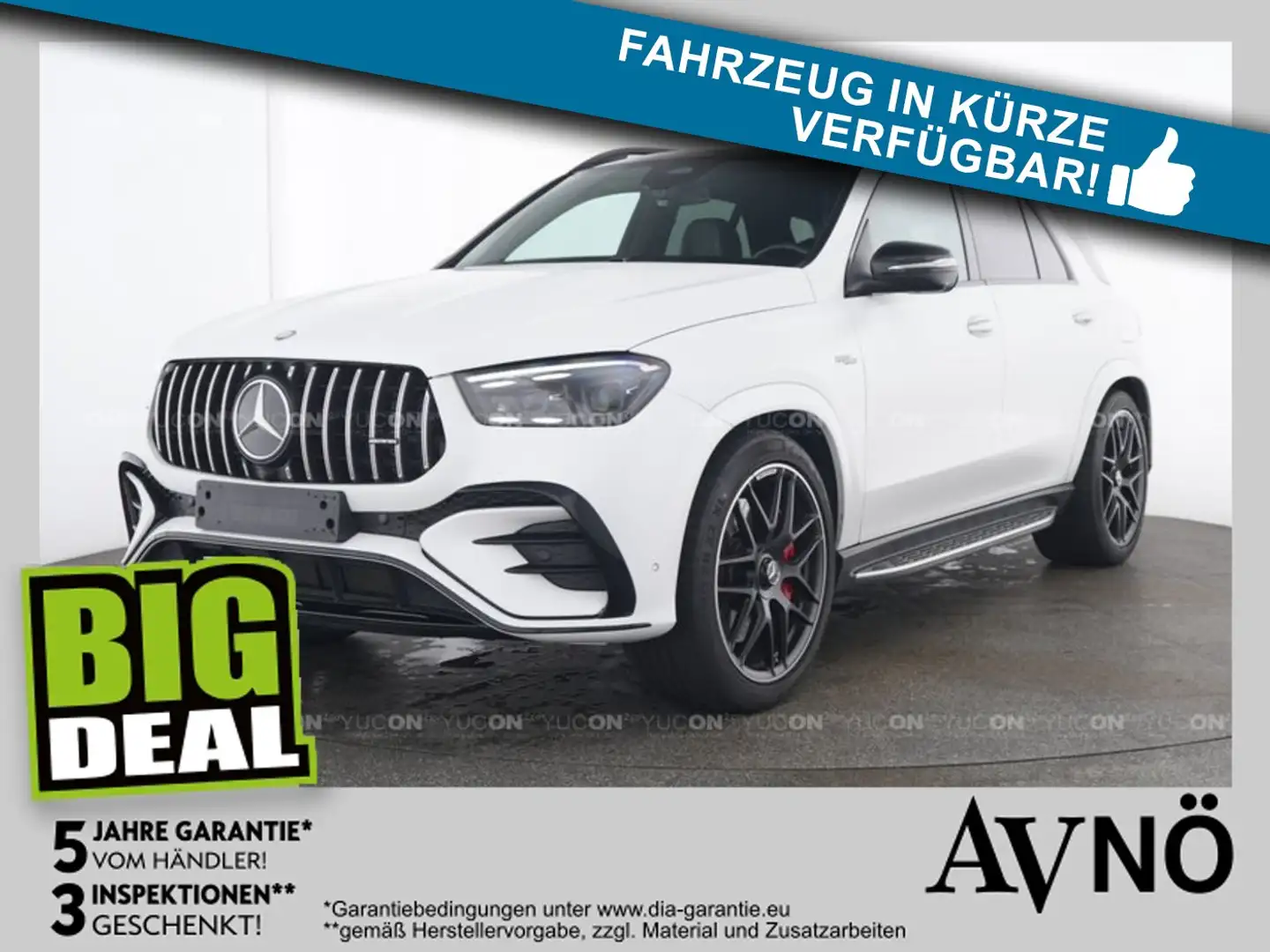 Mercedes-Benz GLE 53 AMG AMG GLE 53 4M+ HYBRID PREMIUM PANO SD BURMESTER Weiß - 1