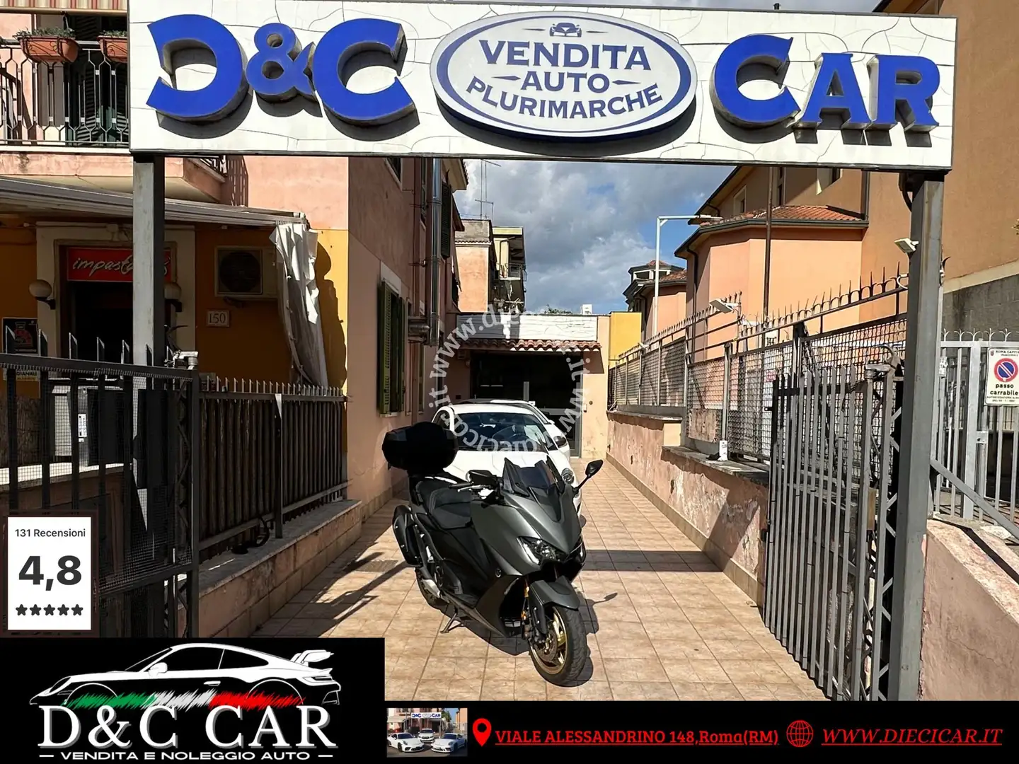 Yamaha TMAX 560 TECH MAX 10000KM GARANZIA FINO 2026 Grigio - 2