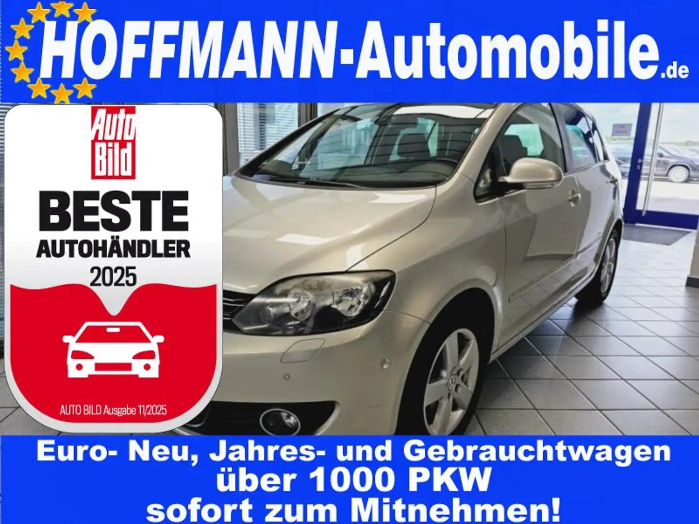 Volkswagen Golf Plus 2. Hand, Klima, PDC, SD, AHK abn. Silber - 1
