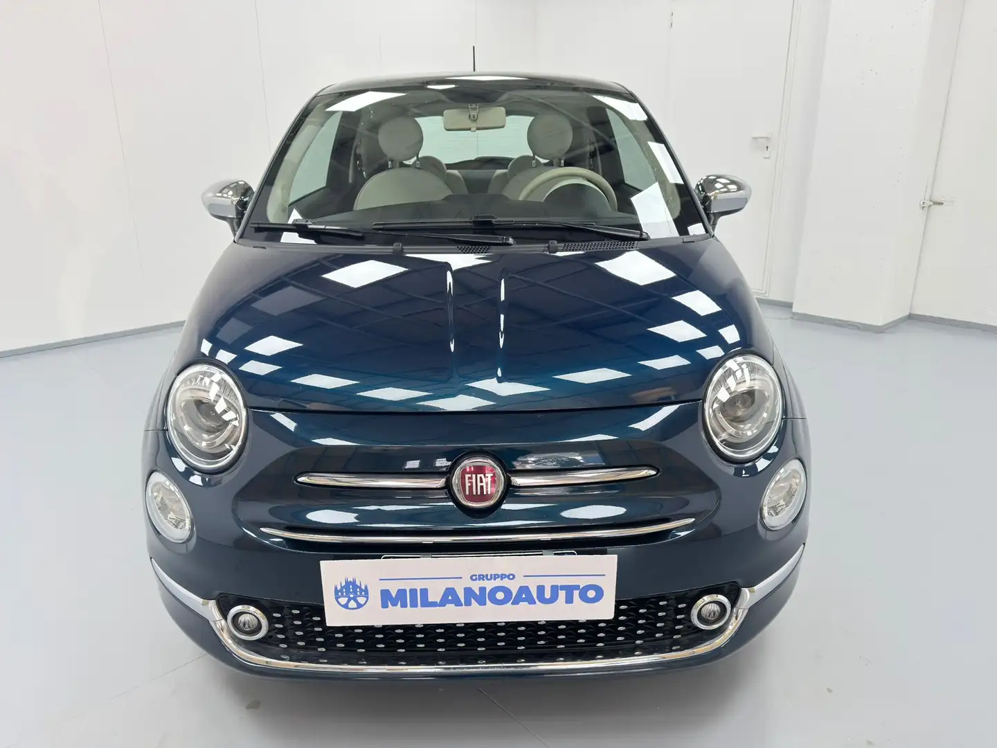 Fiat 500 1.2 BENZINA MIRROR 69CV *CRUISE+TETTO* ONLY PROMO Blau - 2