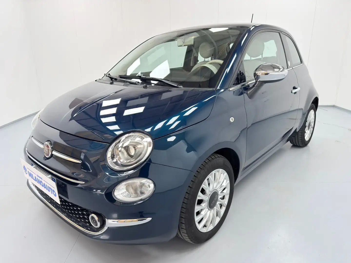 Fiat 500 1.2 BENZINA MIRROR 69CV *CRUISE+TETTO* ONLY PROMO Blau - 1