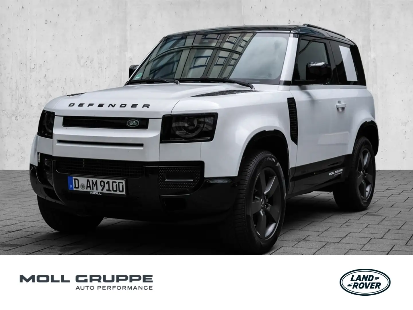 Land Rover Defender 90 D200 3.0 X-Dynamic SE AHK LED Blanc - 1