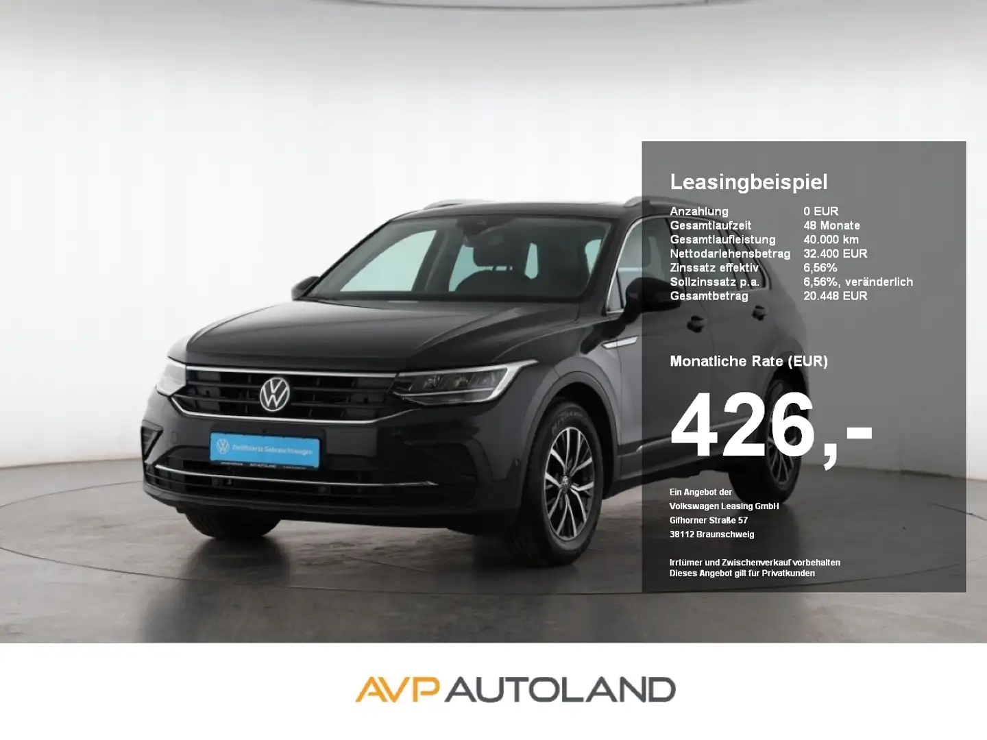 Volkswagen Tiguan 2.0 TSI DSG 4MOTION Life | AHK | PANO | Grau - 1