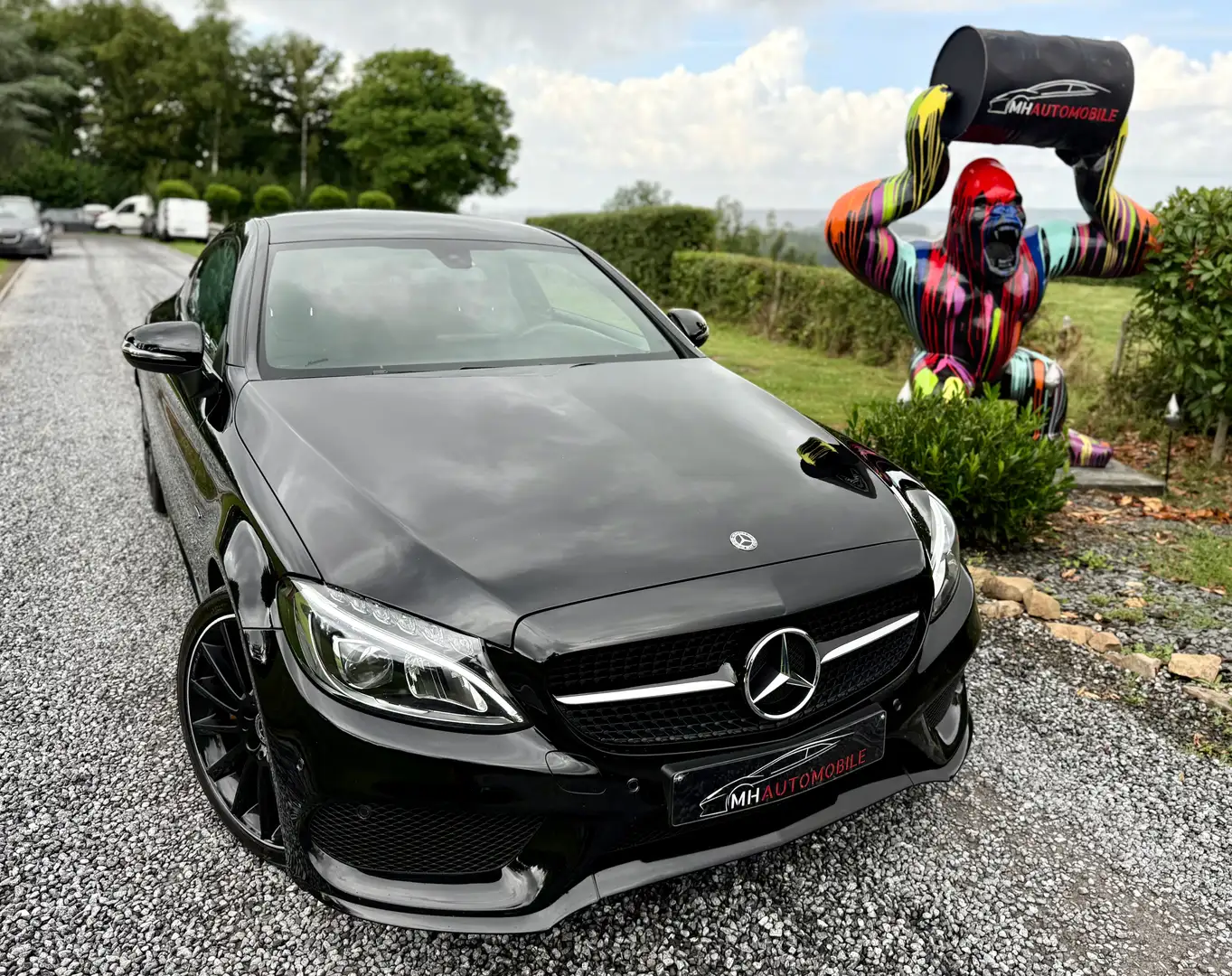 Mercedes-Benz C 180 Coupe PACK AMG NIGHT EDITION Чорний - 2