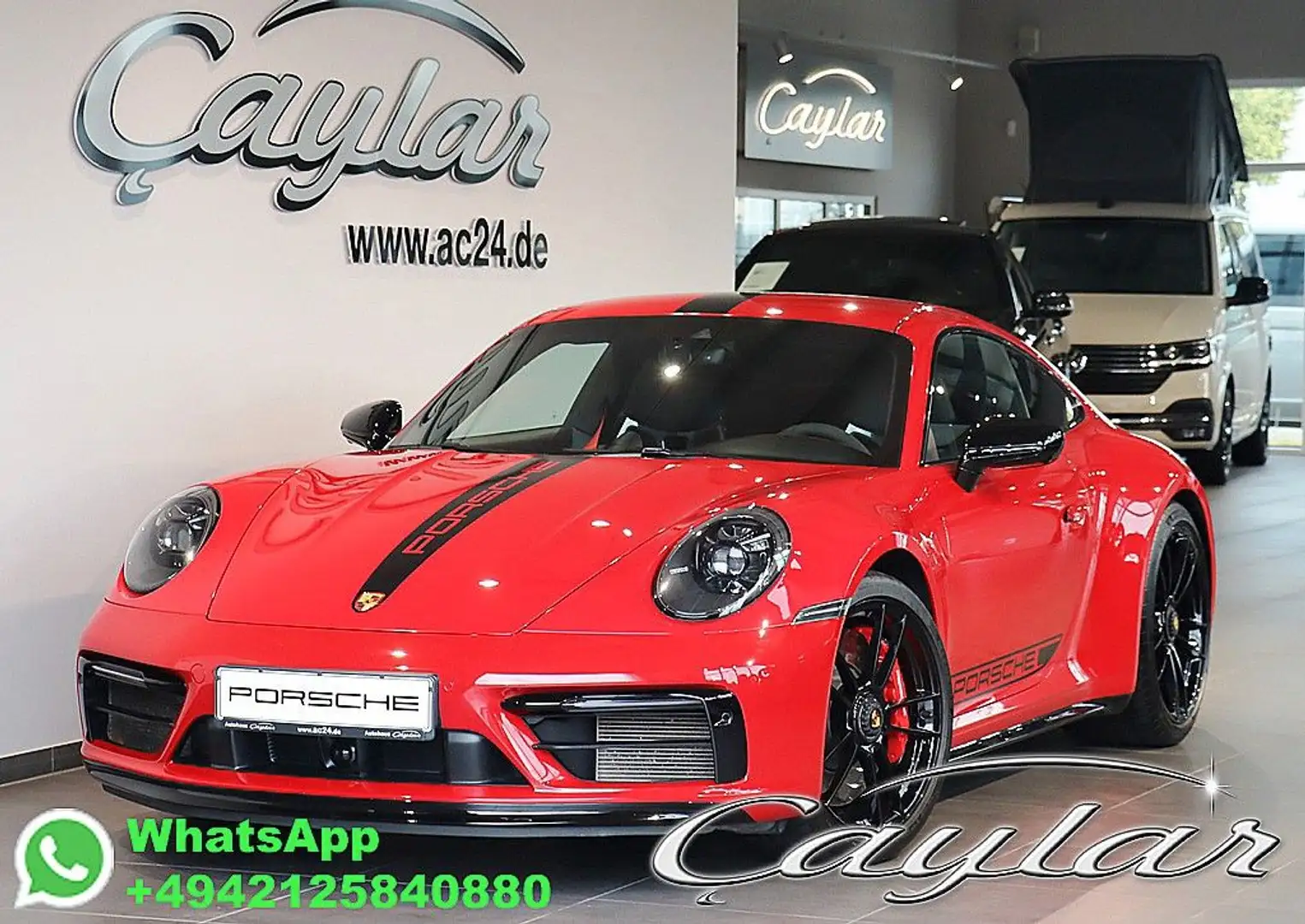 Porsche 992 911 CARRERA GTS CARBONSITZE BURMESTER APPROVED Rot - 1