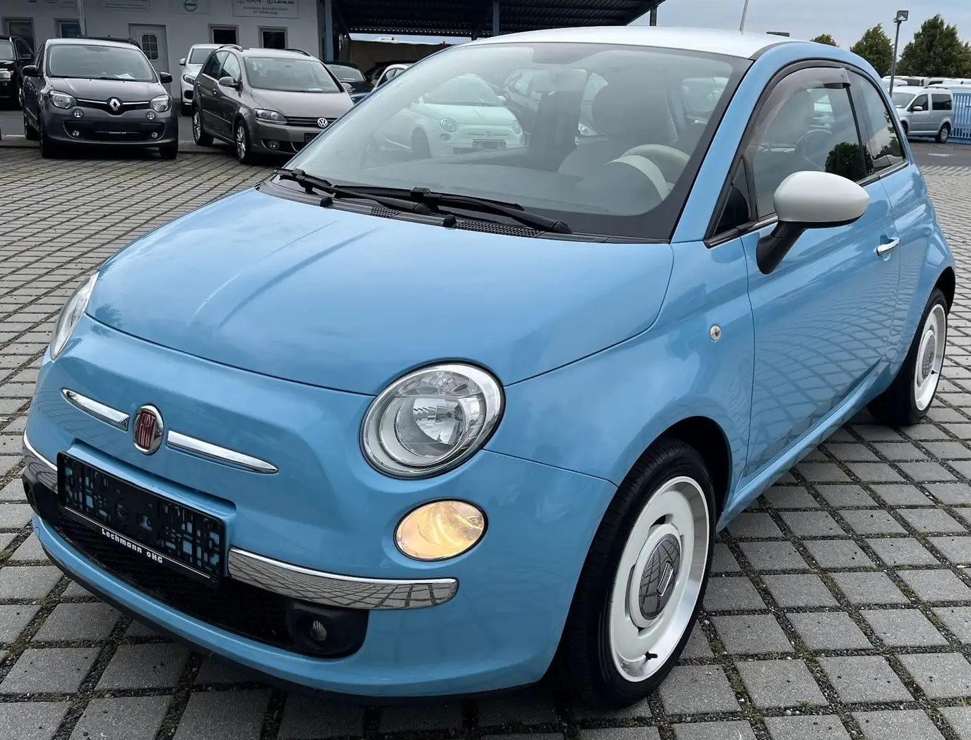 Fiat 500 Vintage 1.-HD Blau - 1