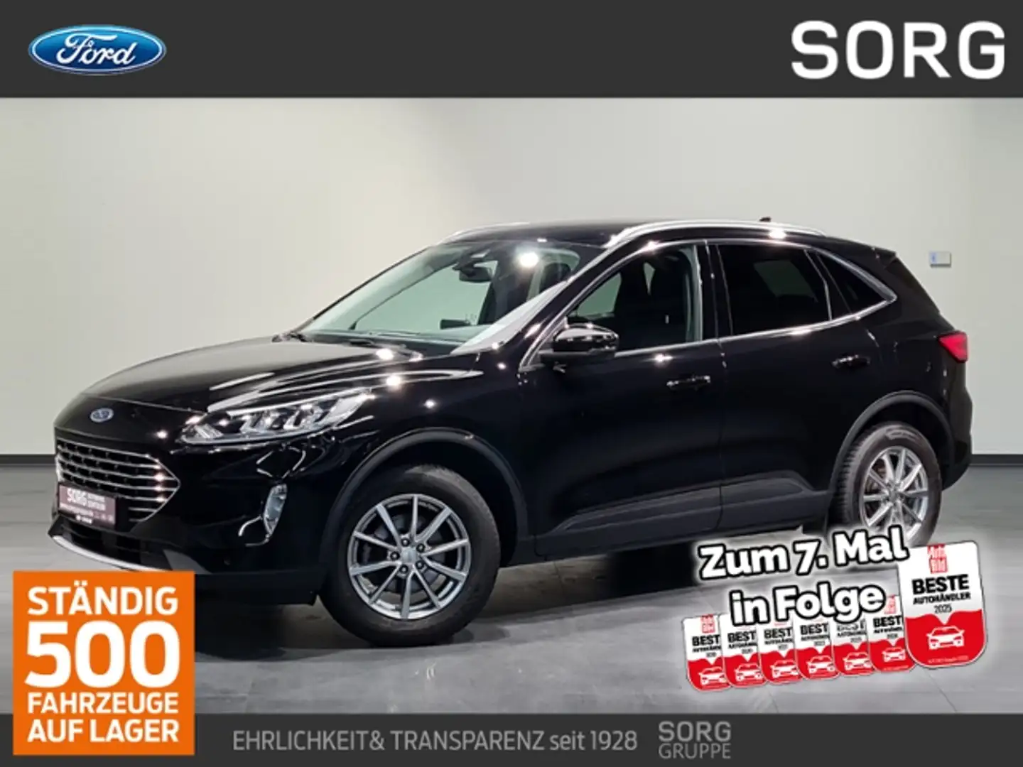 Ford Kuga 2.0 EcoBlue Titanium*AWD*AUTO*NAVI*DAB* Schwarz - 1