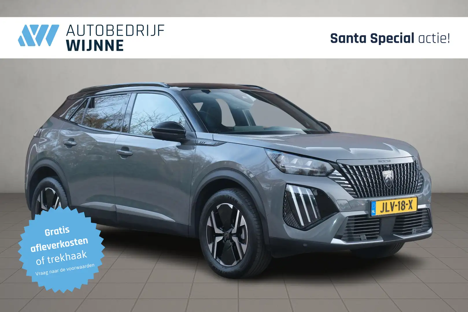 Peugeot 2008 1.2 PureTech 130pk EAT8 GT Pack | Navi | App Conne Gris - 1