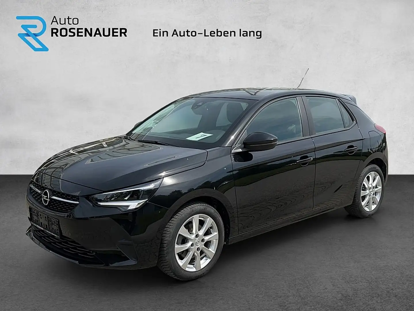 Opel Corsa 1,2 Elegance Automatik !LED, Navi, Sitzheizung! Schwarz - 1