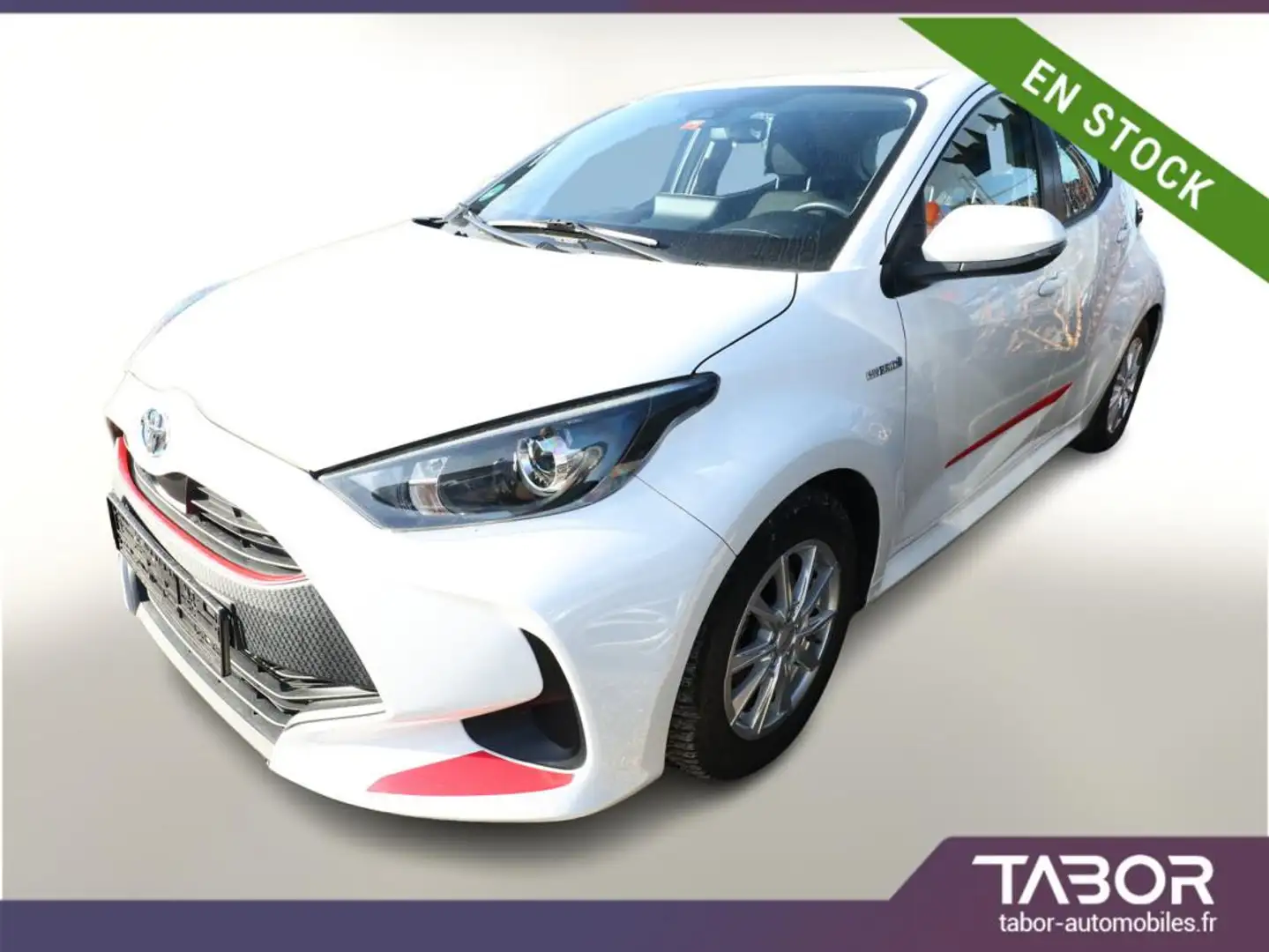 Toyota Yaris 1.5 Hybrid 116 CVT Business GPS Blanc - 1