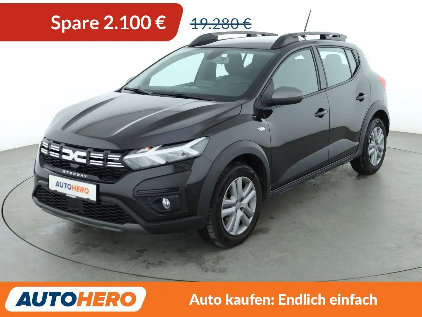 Dacia Sandero 1.0 TCe Stepway Expression*LED*CAM*PDC*KLIMA* Schwarz - 1