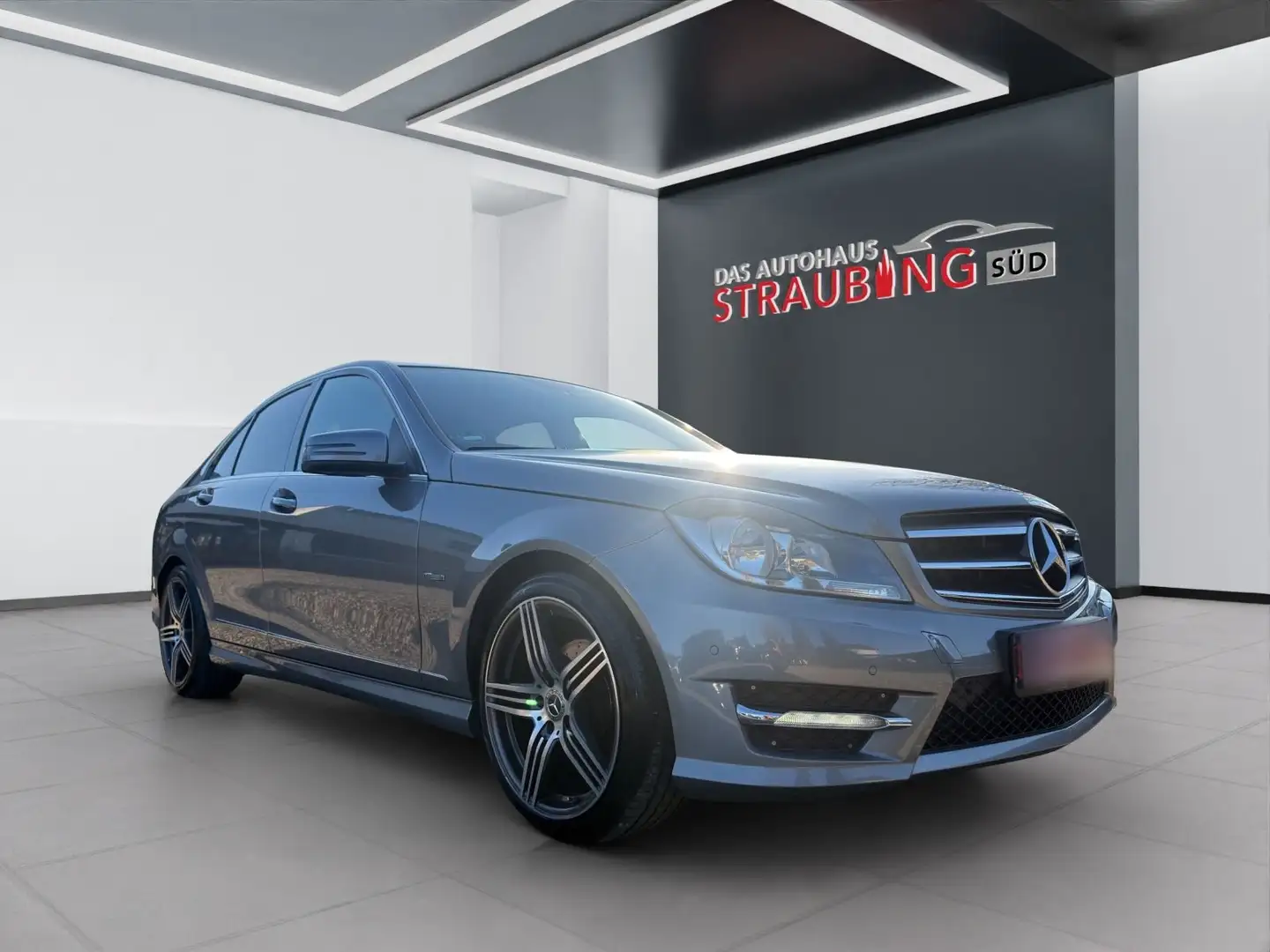 Mercedes-Benz C 200 AMG-PAKET AUTOMATIK*KLIMAAUTO*SHZG*NAVI Silber - 1