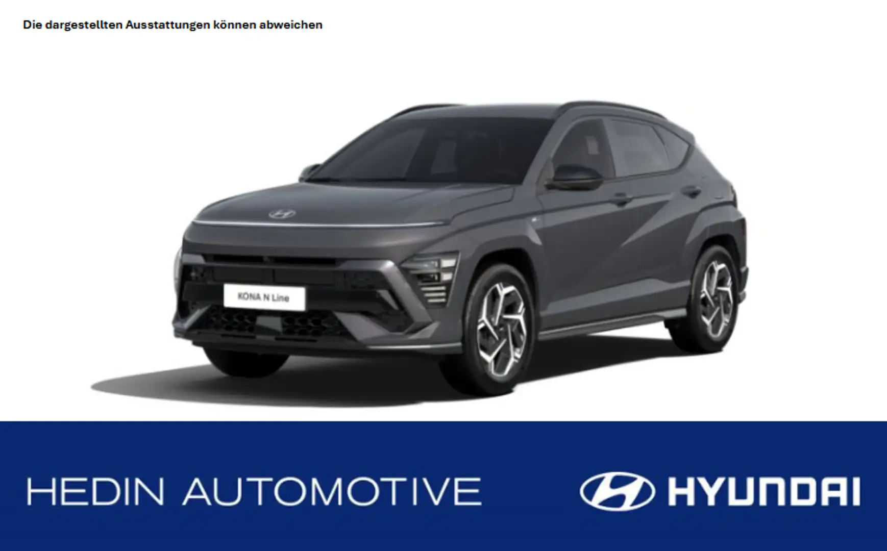Hyundai KONA PRIME //SitzPaket//Autom.✔️24-Monate-Leasing⚡ Grau - 1