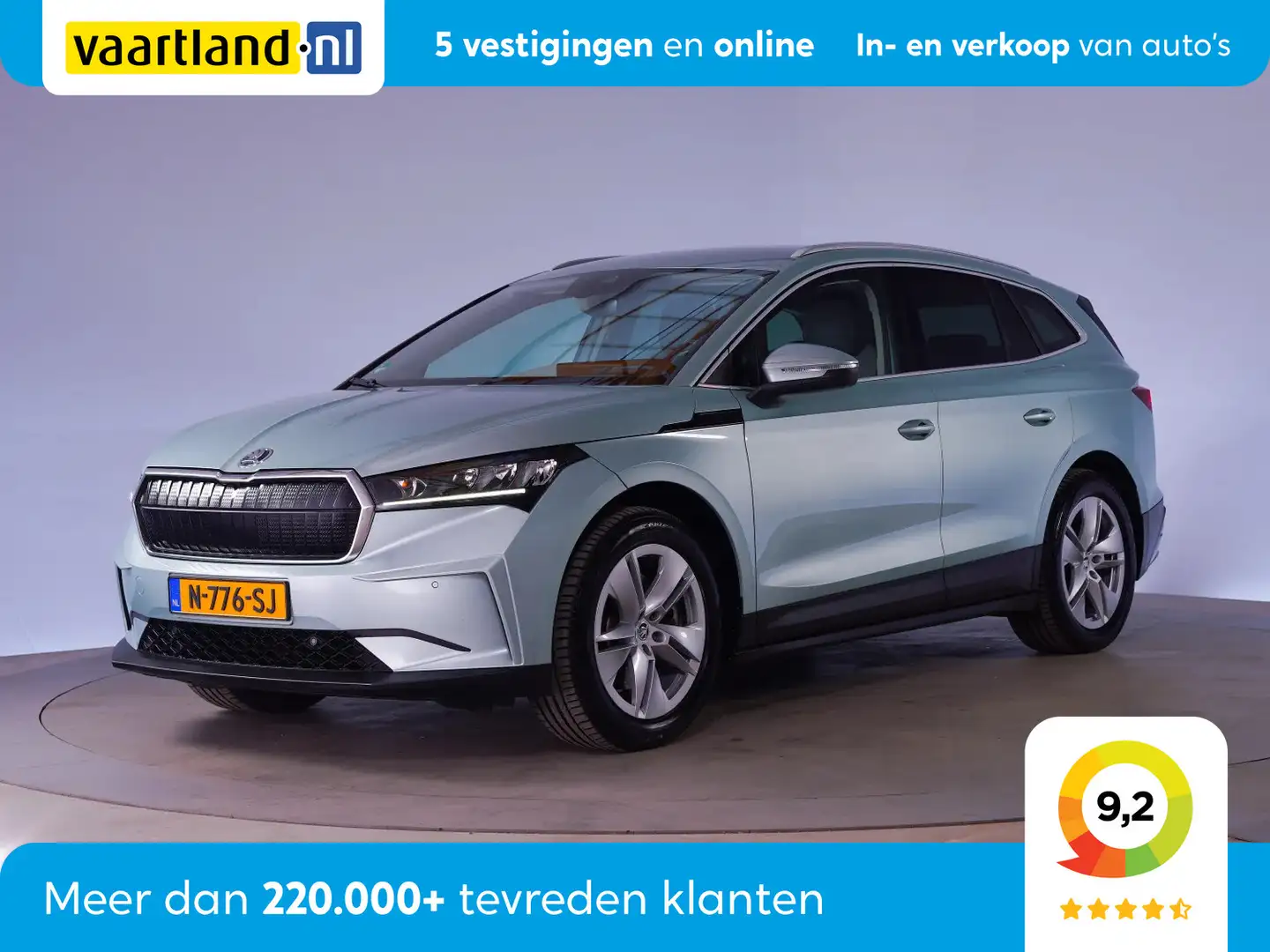 Skoda Enyaq iV 80 Comfort [ Warmtepomp Adapt.cruise Stoelverwa Grau - 1