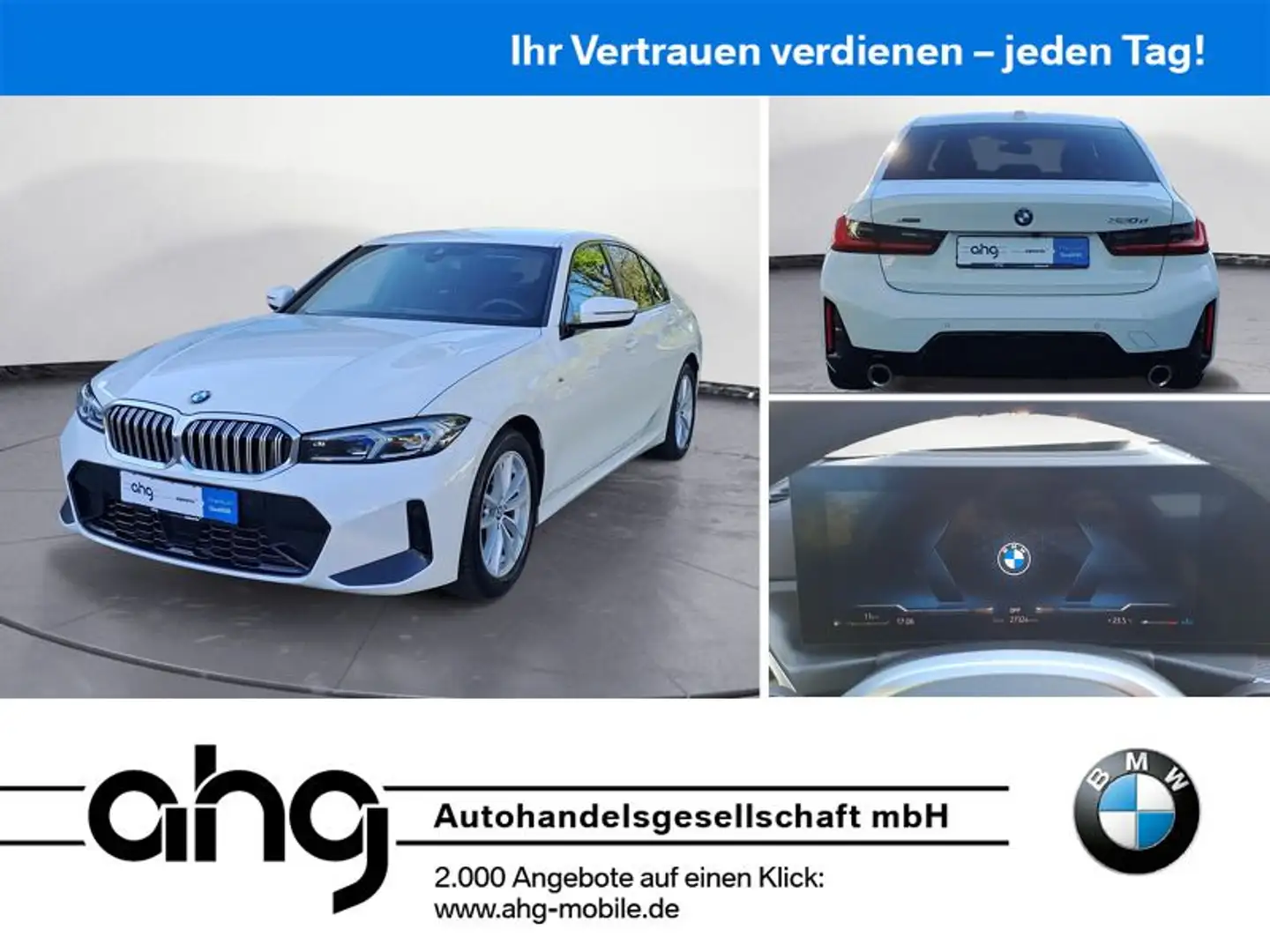 BMW 320 d xDrive Autom. M Sport Head Up | GARANTIE Weiß - 1