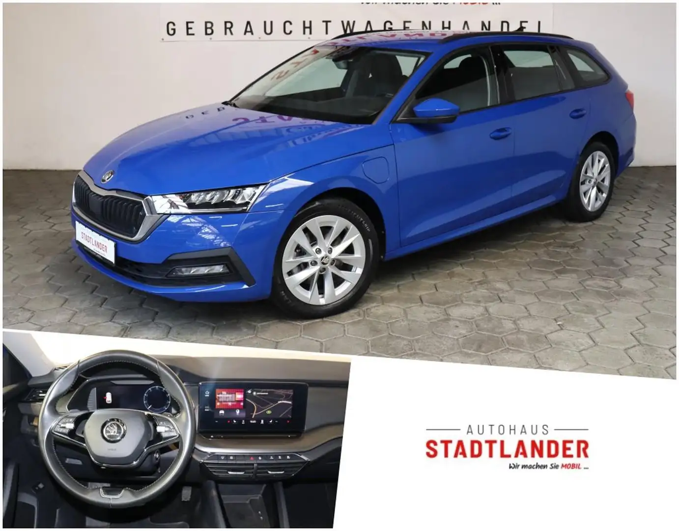 Skoda Octavia Combi Ambition iV NAVI*LED*VIRTUAL*SHZ Blau - 1