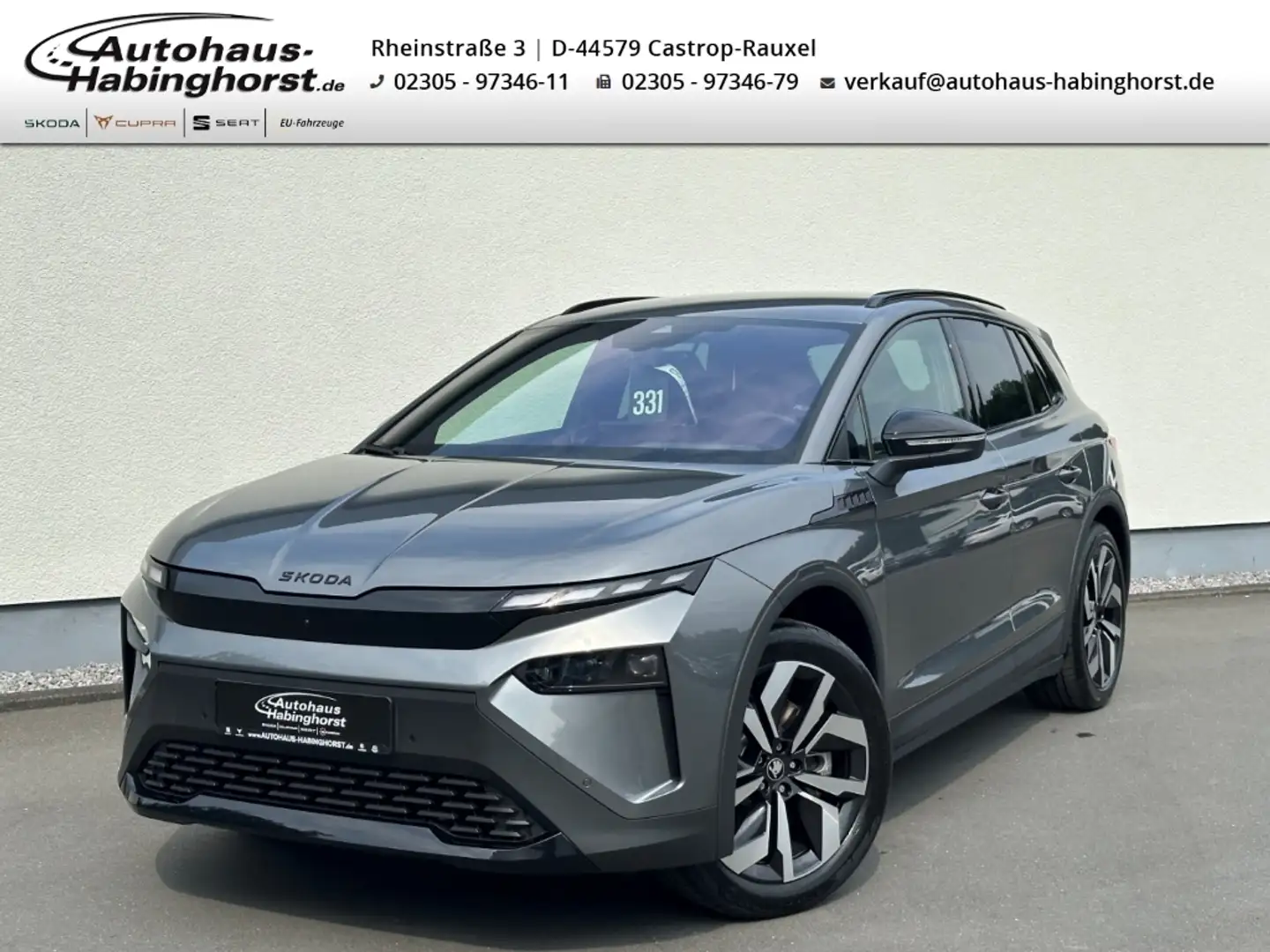 Skoda Elroq 85 - 82kWh Sportline 130 Jahre Edition AHK 360 Hea Gris - 1