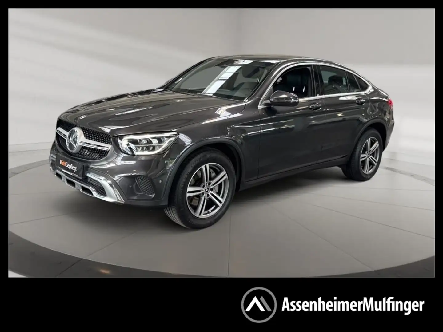 Mercedes-Benz GLC 220 d 4matic Coupe +MBUX+Navi+AHK+SpurH+PDC Grijs - 1