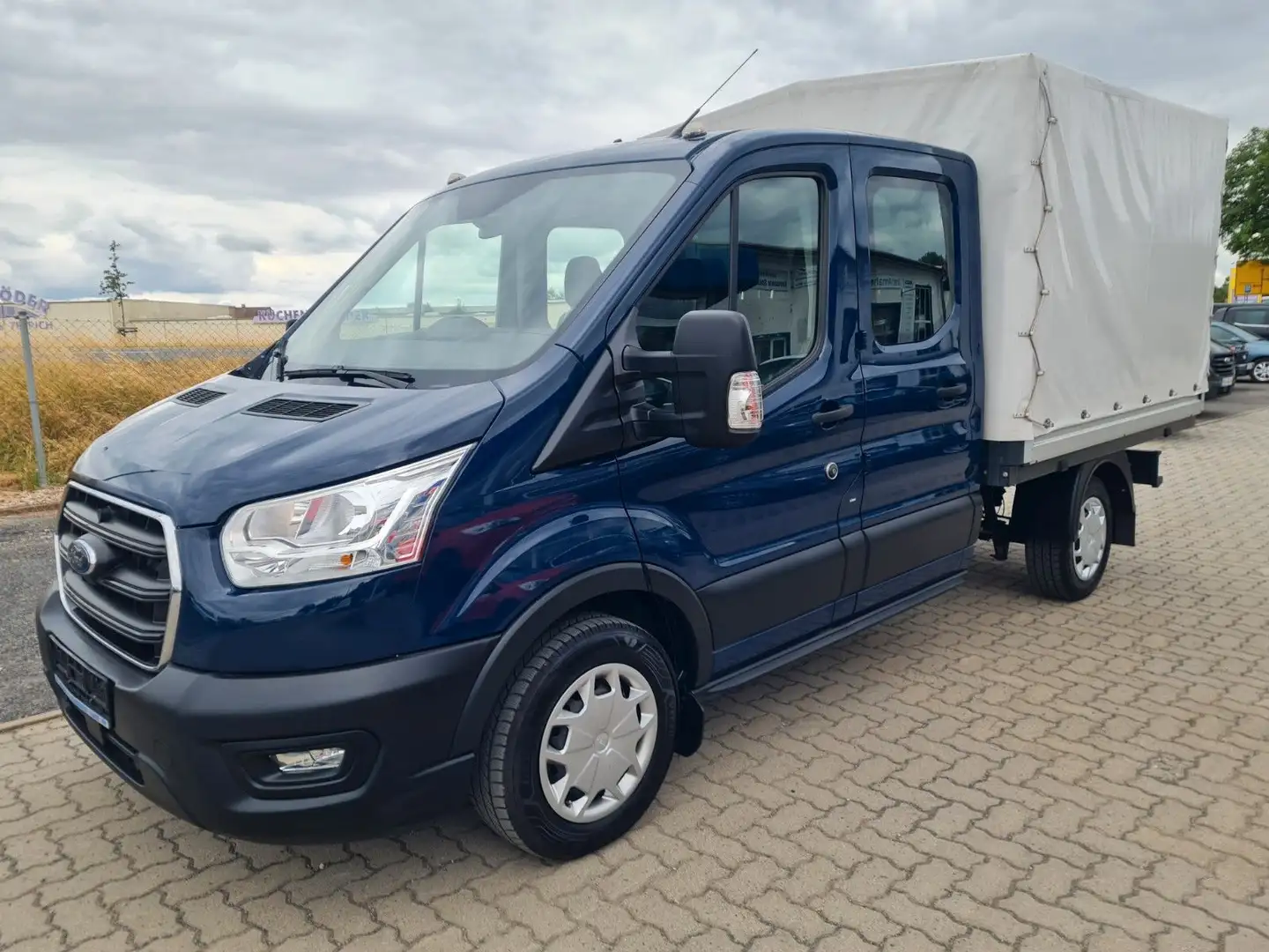 Ford Transit DoKa Pritsche Plane 310 L2 Trend Bleu - 2