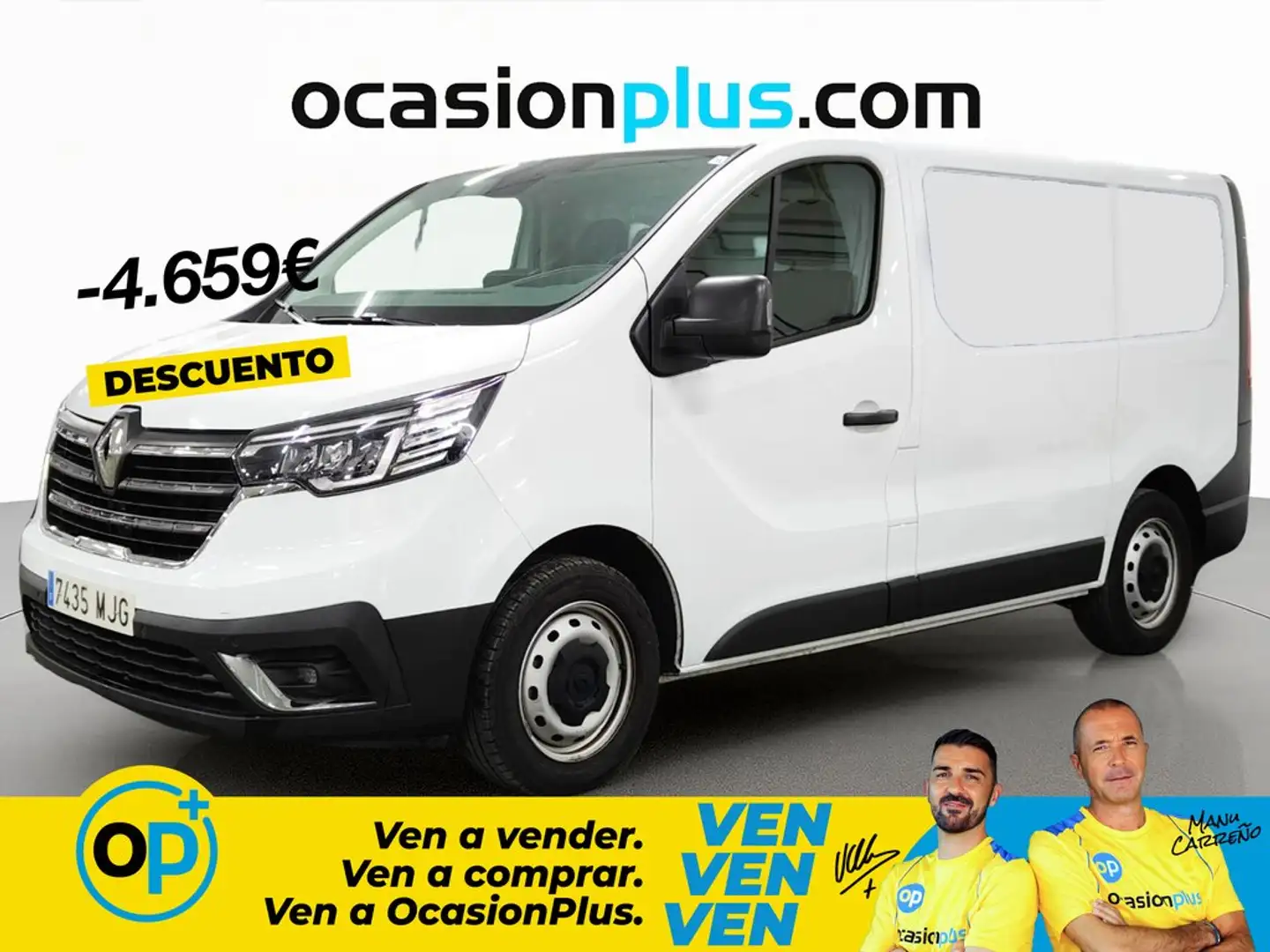 Renault Trafic Furgón L1H1 BluedCi 96kW CU aumentada Blanco - 1