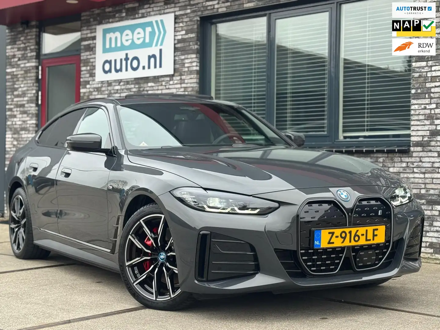 BMW i4 EDrive40 High Executive 84 kWh M-SPORT VOL! l H/K Сірий - 1