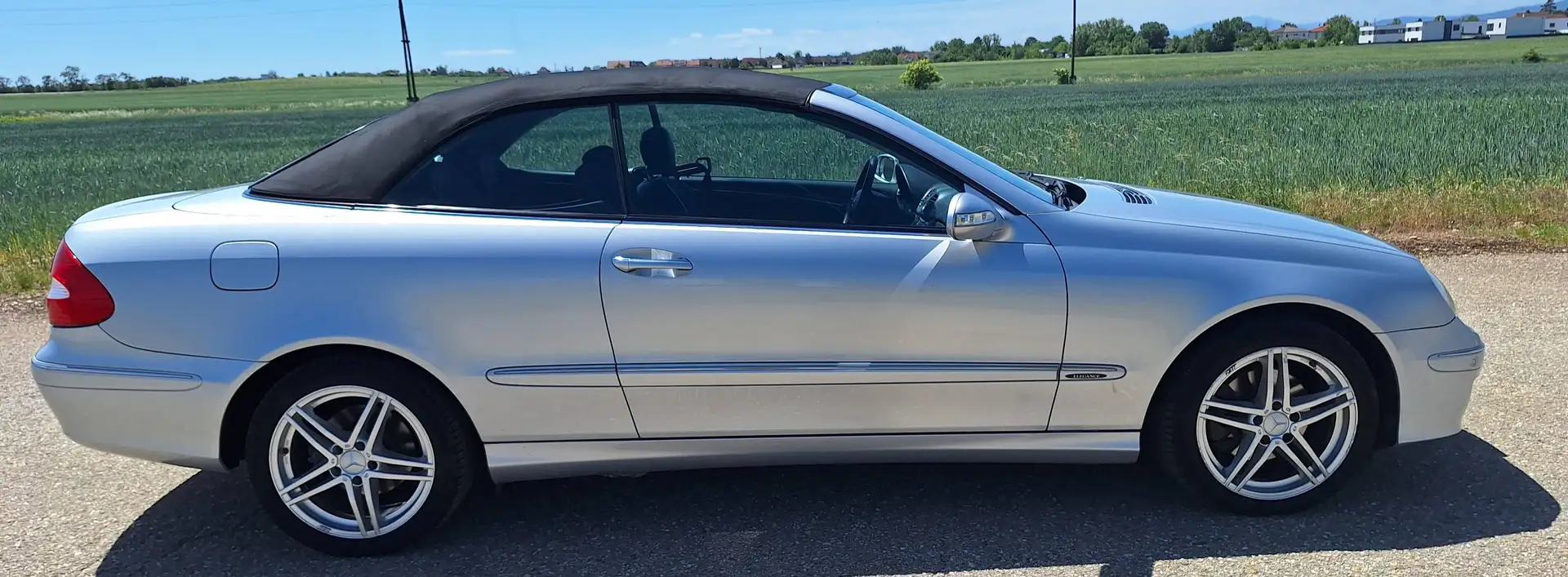 Mercedes-Benz CLK 200 CLK 200 Komp. Cabrio Avantg. Sport Aut. Avantgarde Sport Silber - 2
