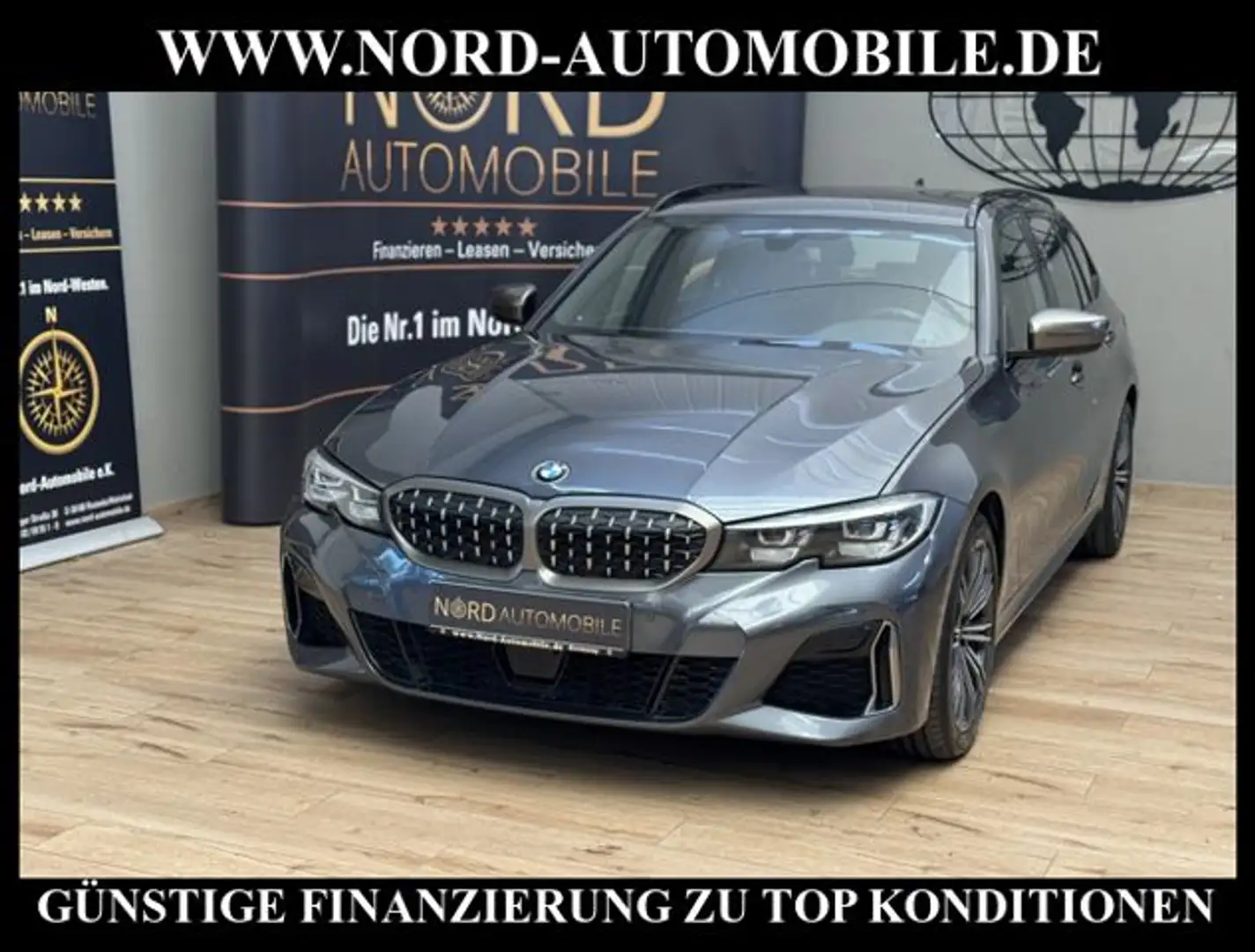 BMW 340 M340d xDrive touring*STHZ*ACC*KAM*LIVE CP*UPE:71 Gris - 1