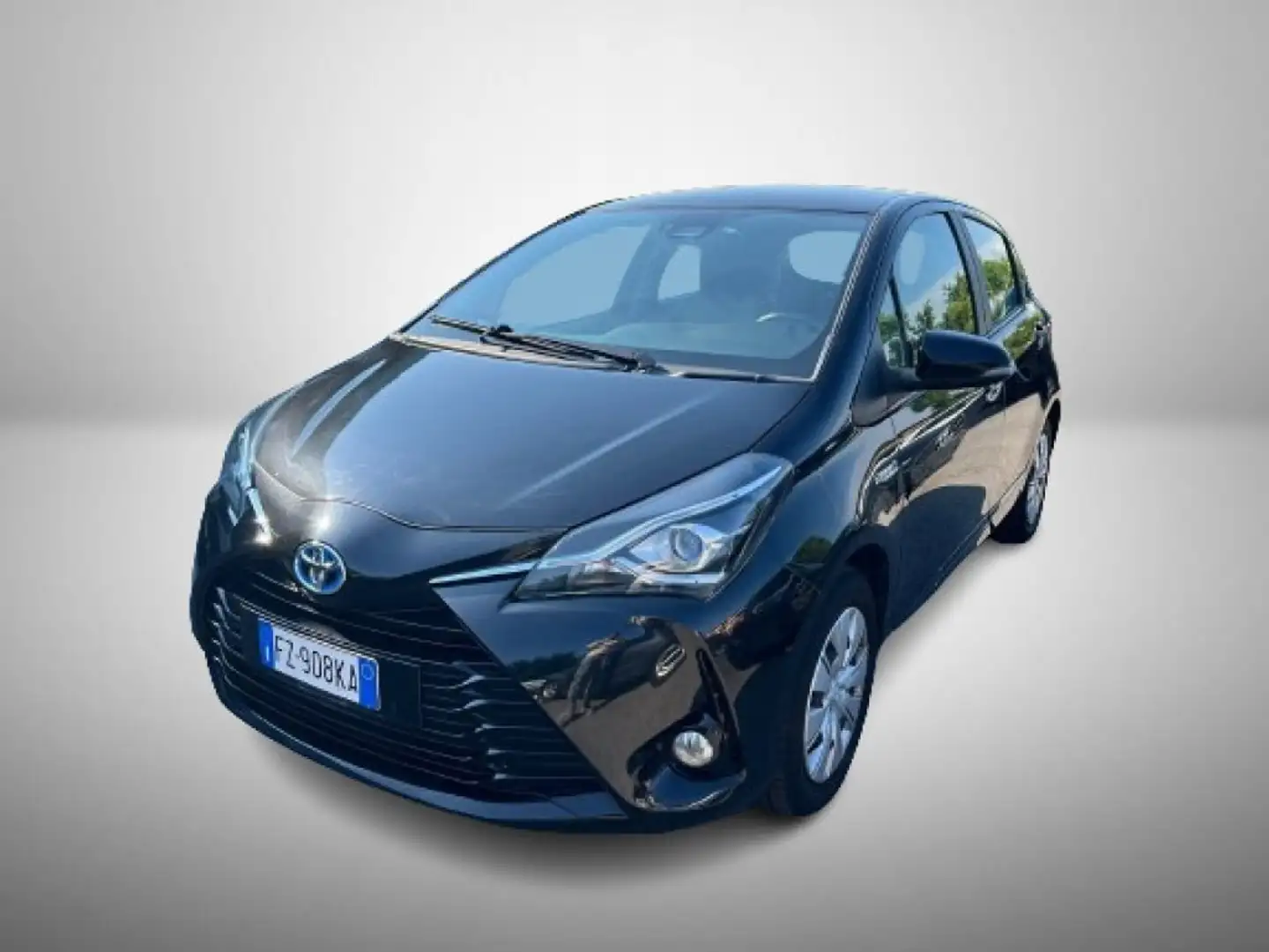 Toyota Yaris 1.5 Hybrid 5 porte Active Plus NEOPATENTATI Nero - 1
