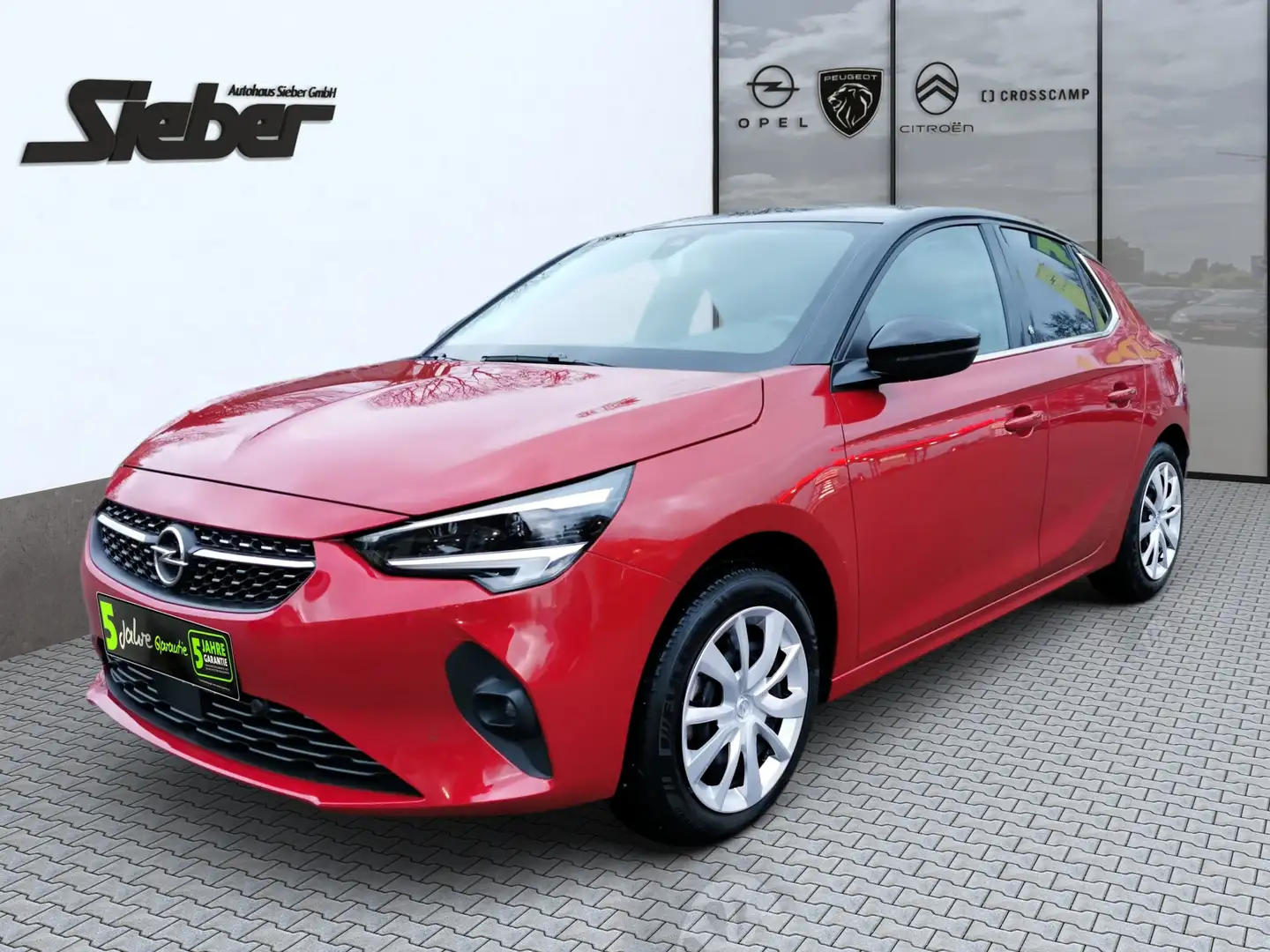 Opel Corsa F Elegance Kamera Navi Sitzheizung Rood - 2