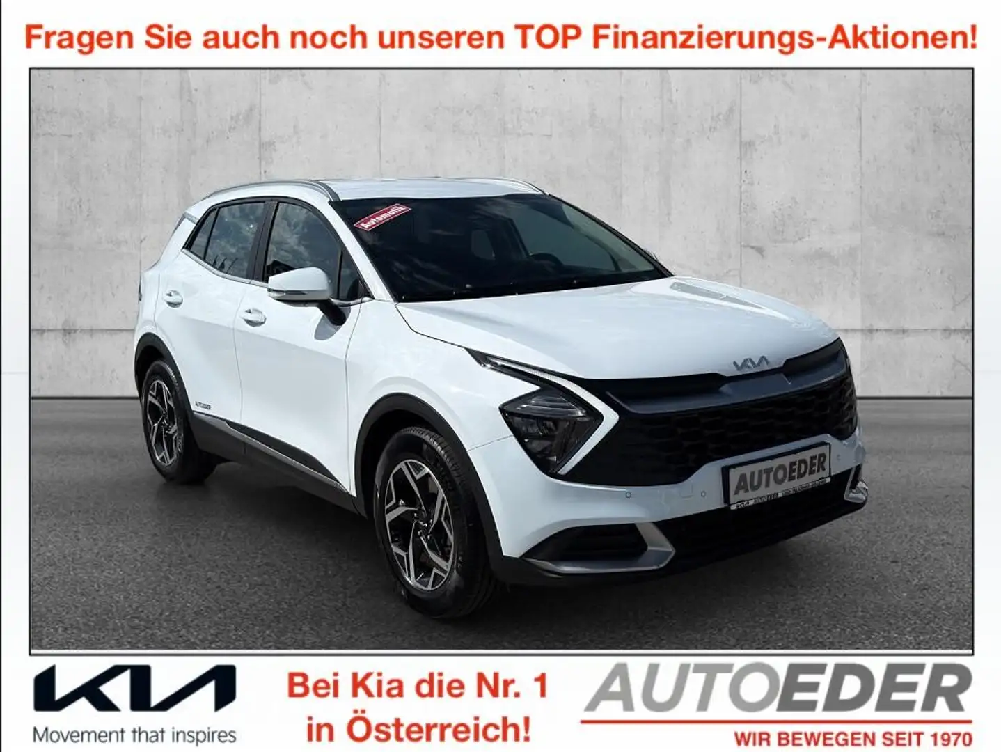 Kia Sportage 1,6 TGDI 48V Silber DCT Weiß - 1
