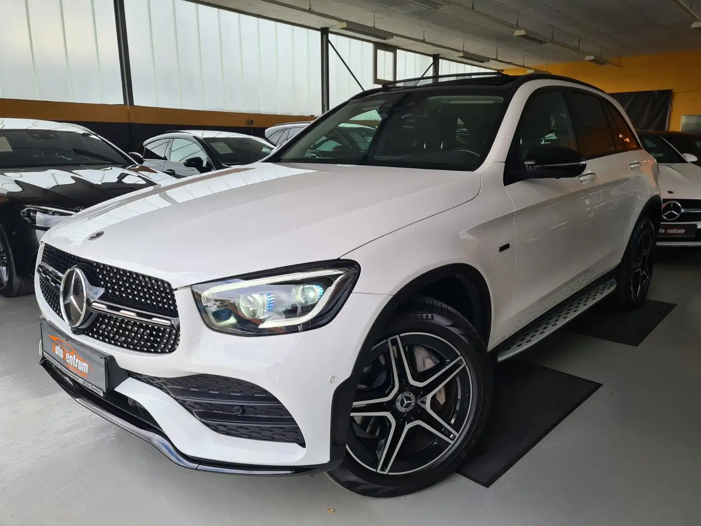 Mercedes-Benz GLC 300 de 4M 2x AMG*Night*Pano*ACC*Memo*AHK*360° Blanc - 1