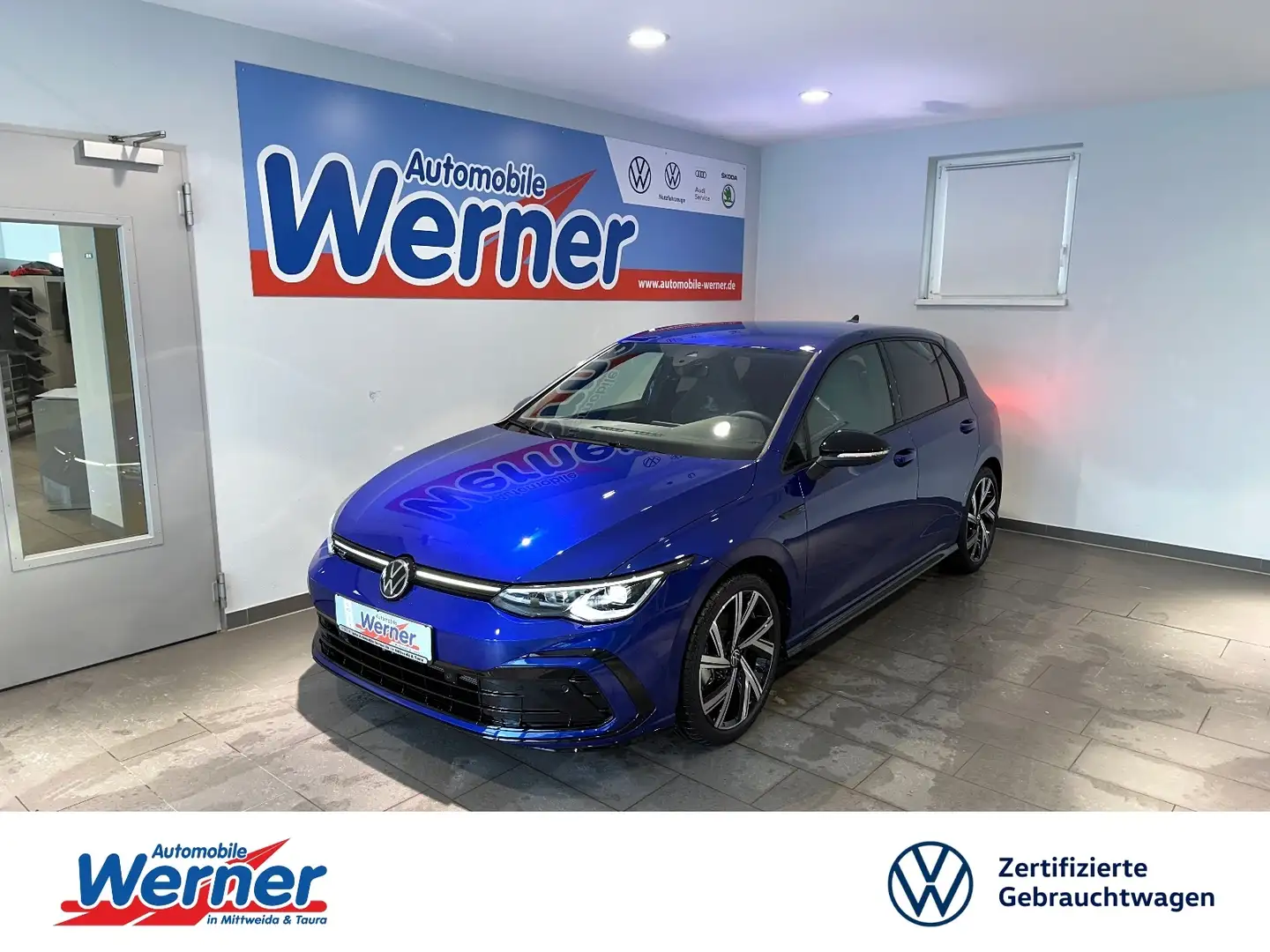 Volkswagen Golf R-Line 1.5eTSI AHK ACC Navi RKamera Blau - 1