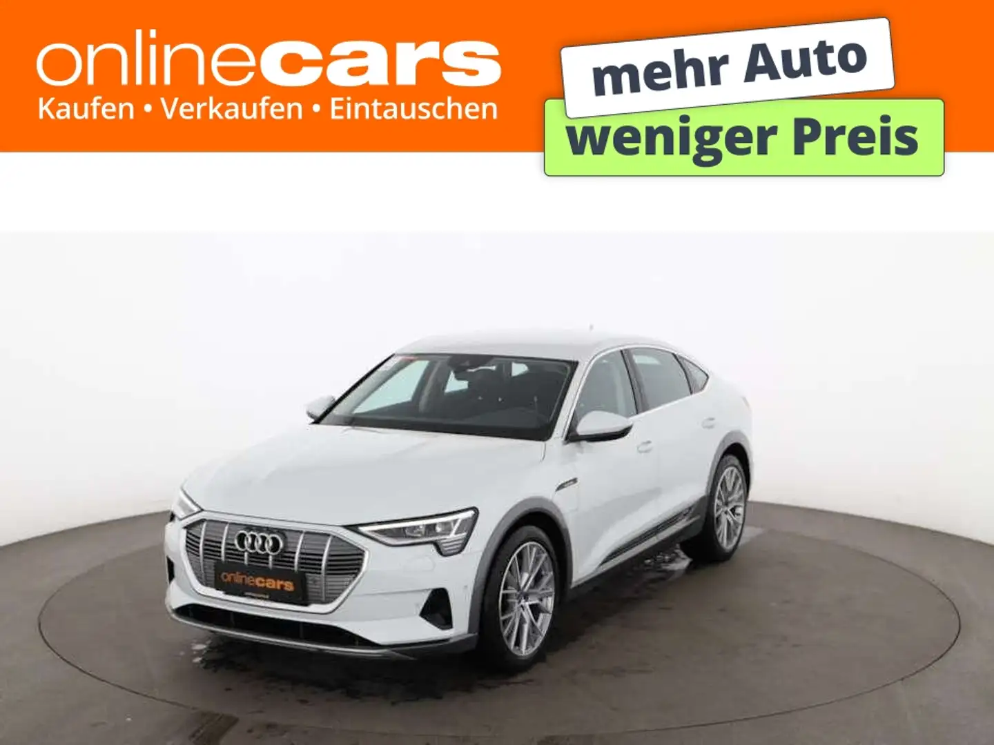 Audi e-tron SB 55 quattro advanced 95kWh Aut LED NAVI Weiß - 1