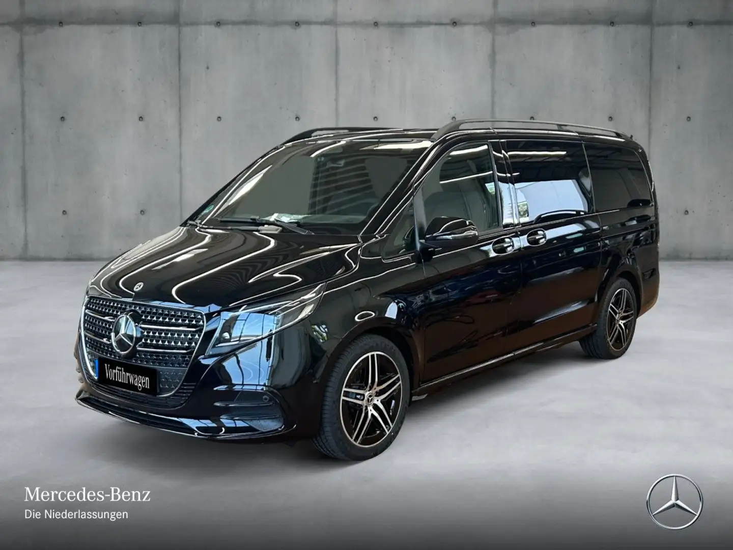 Mercedes-Benz V 250 d STYLE+AMG+9G+AHK+Klimaautom.+Navi+DIS Schwarz - 2