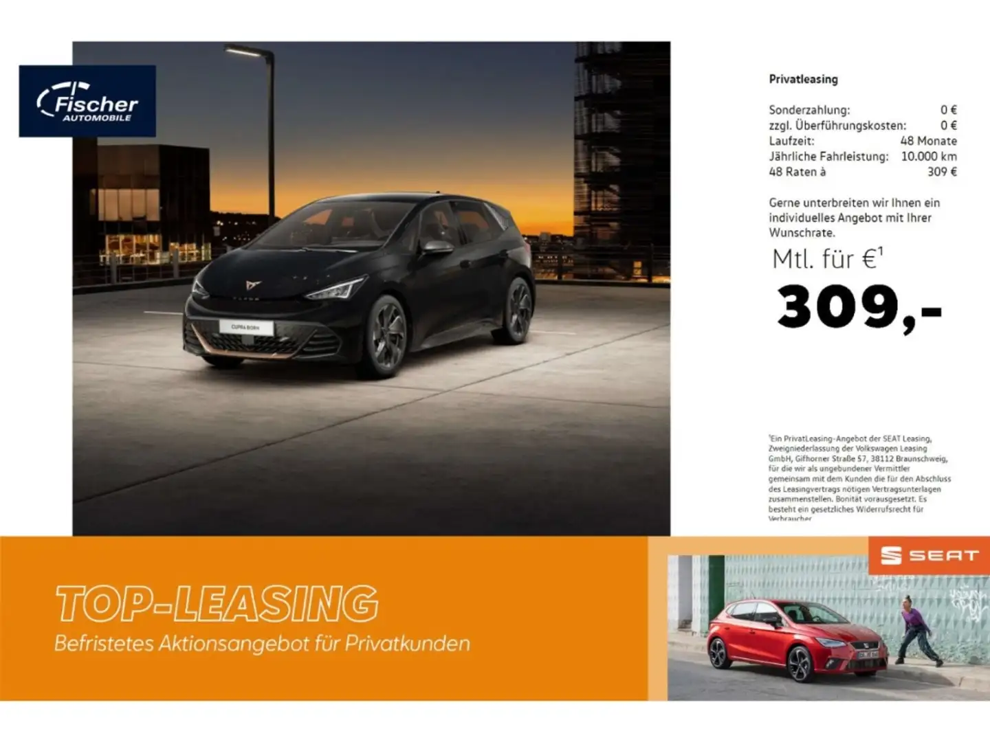 CUPRA Born 77kWh Wärmepumpe/RFK/19''/NAV/BelowZero/ACC Noir - 1