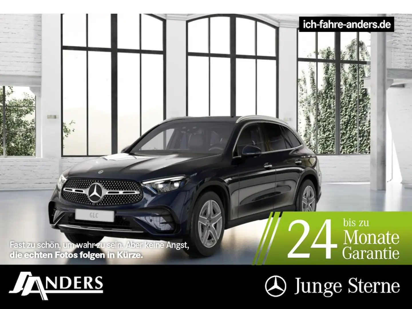 Mercedes-Benz GLC 300 d 4M AMG PREMIUM+MBUX+Pano+Distr+AHK+HUD Blu/Azzurro - 1
