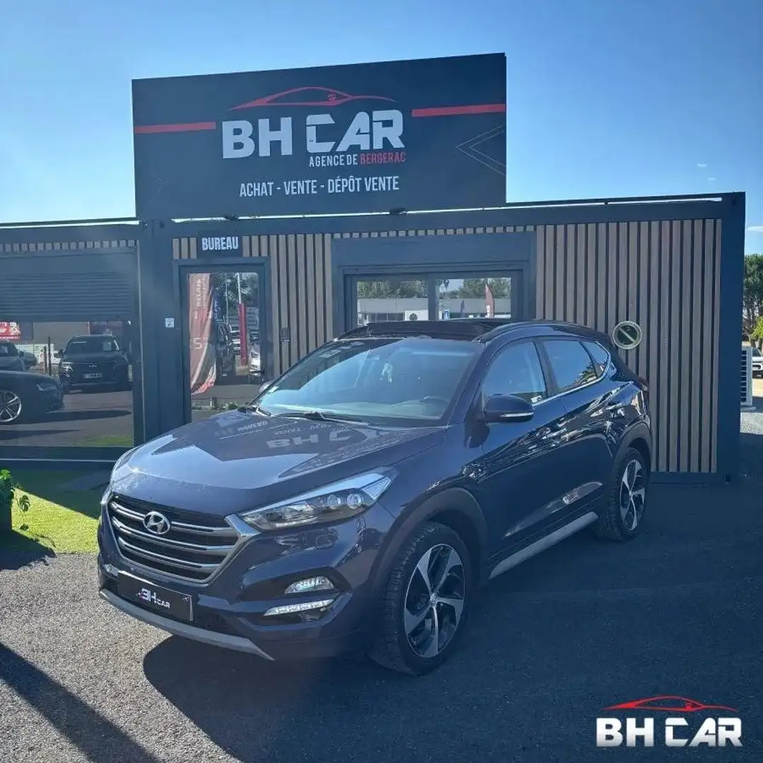 Hyundai TUCSON 2.0 CRDI 185 EXECUTIVE 4WD BVA / Toit ouvrant Bleu - 1